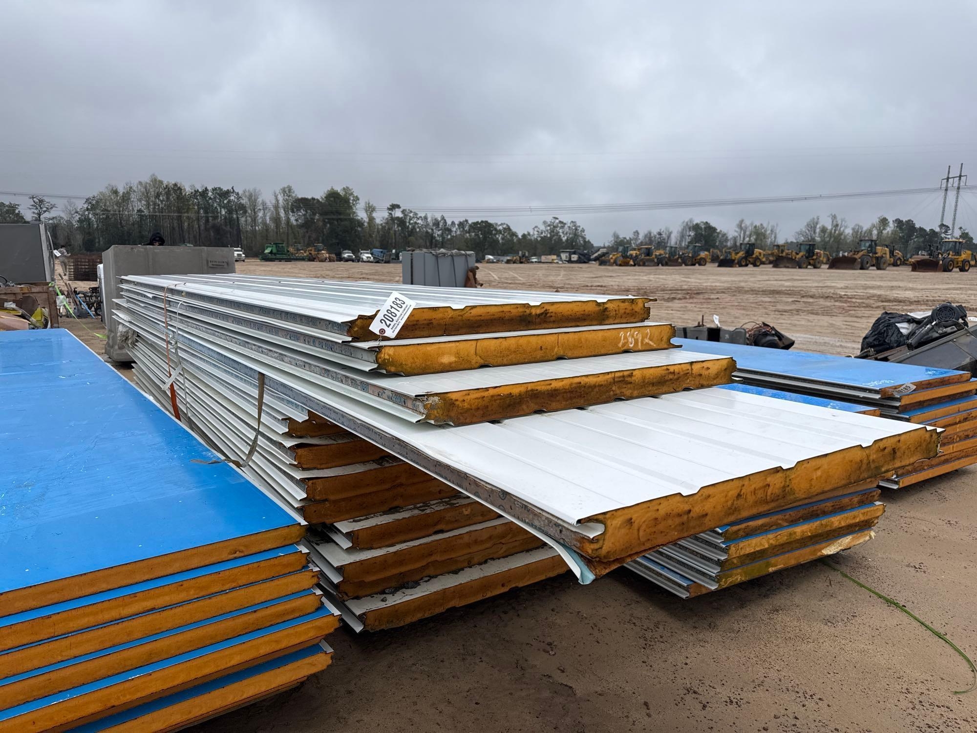 (13)15'-20' INDUSTRIAL CORRUGATED INSULATED PANELS (A58376)