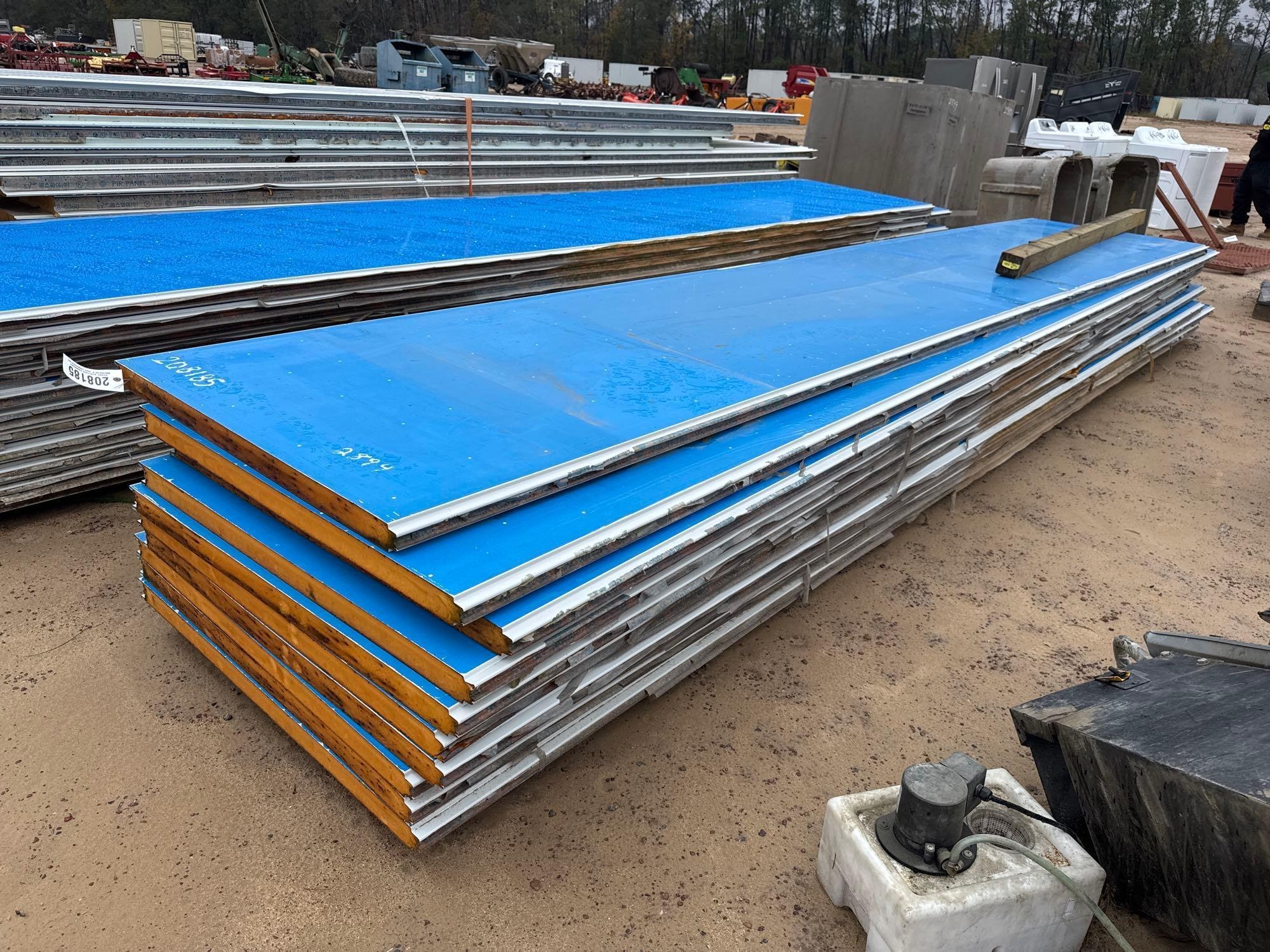 (10) 20' HEAVY DUTY INSULATED PANELS (A58376)