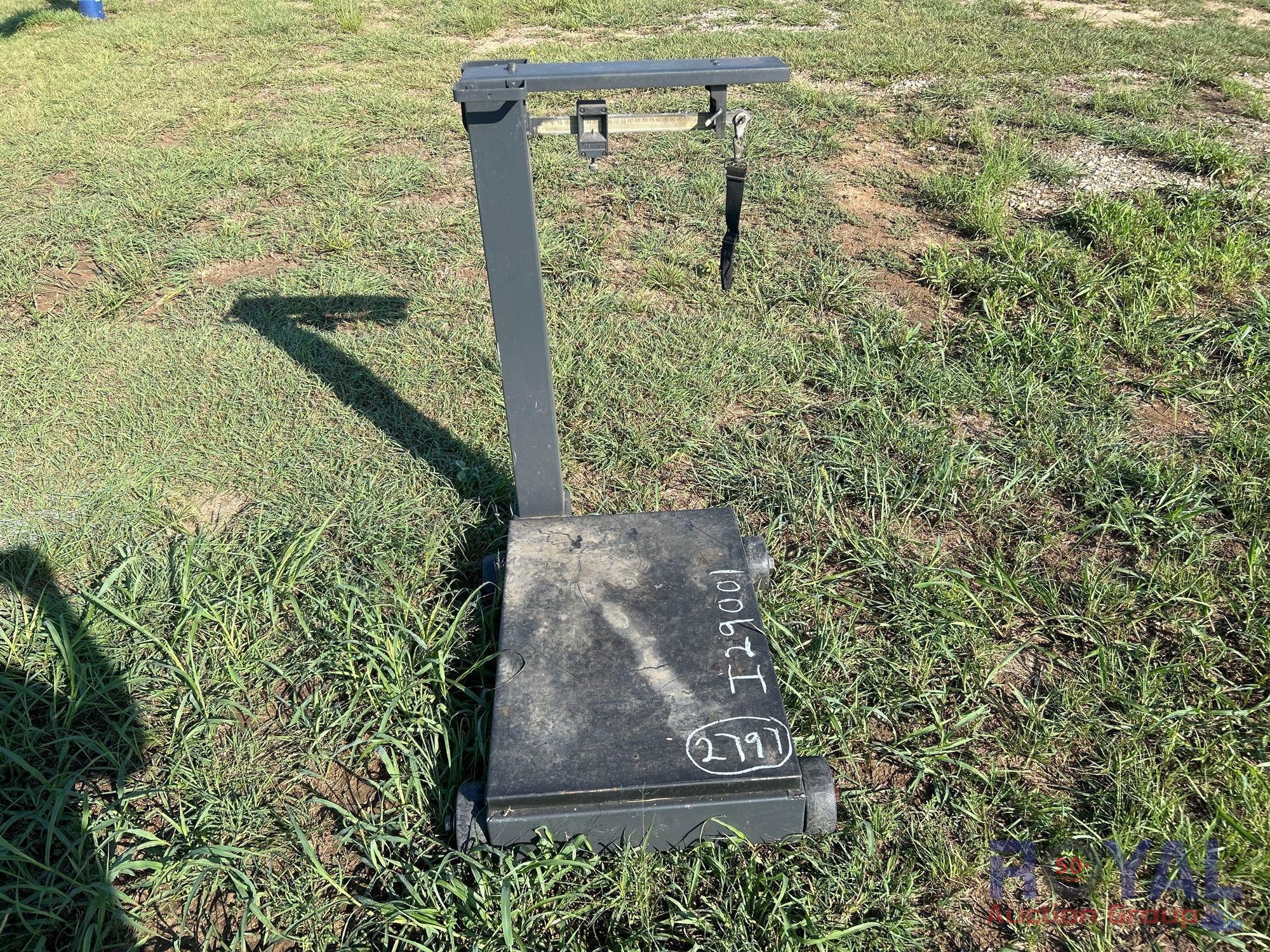 Cardinal Detecto 854F100P Portable Mechanical Floor Scale (A52378)