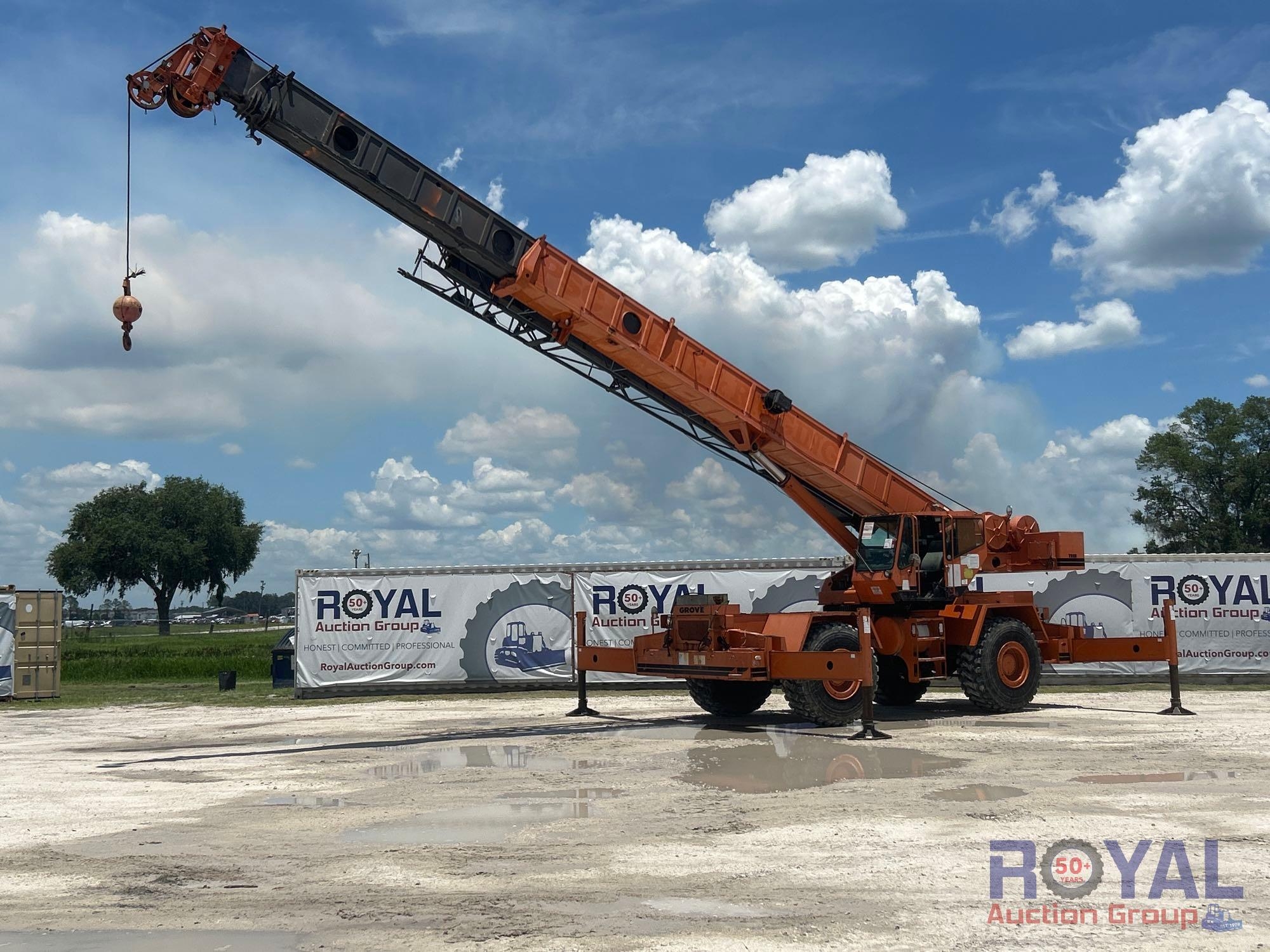 1991 Grove RT740B 40-Ton Rough-Terrain Crane (A51691)