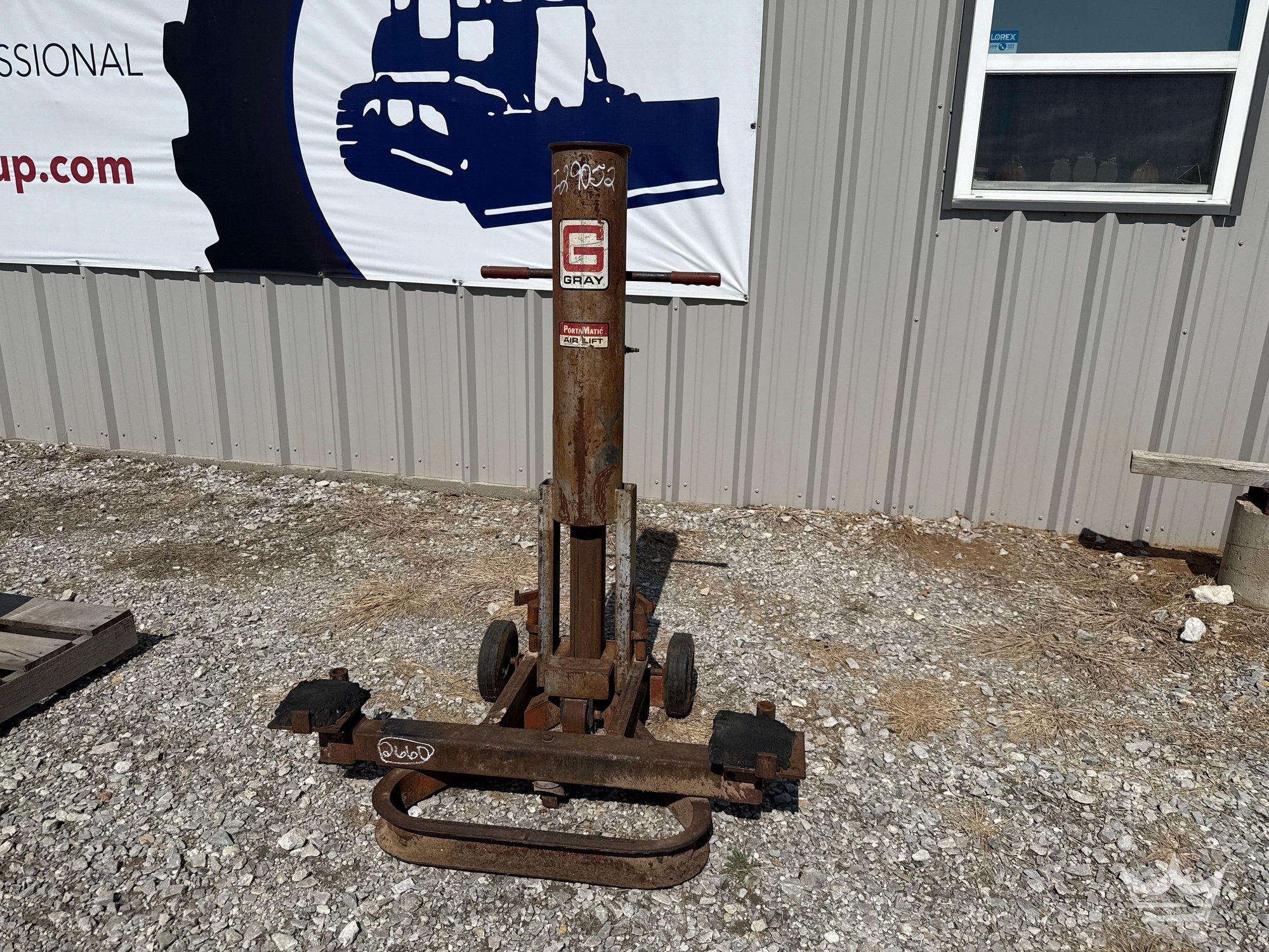 Gray PortaMatic Air Lift Hand Truck (A55974)