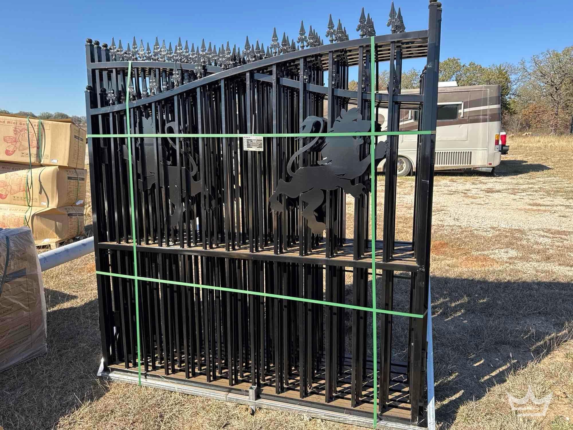 2025 IRANCH 14ft Bi-Parting Iron Gate (A55974)