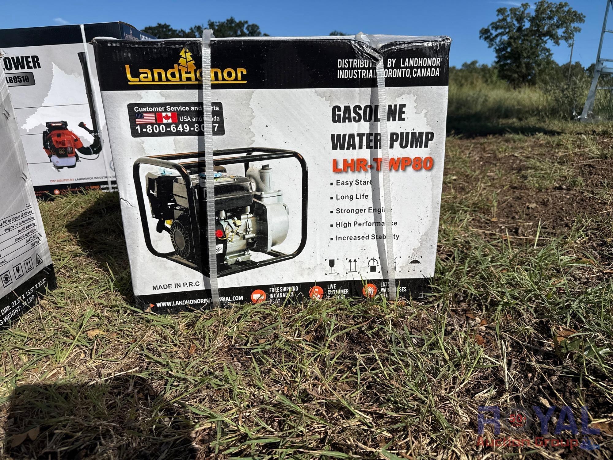 2025 LandHonor LHR-TWP80 3in Semi-Trash Water Pump (A52378)