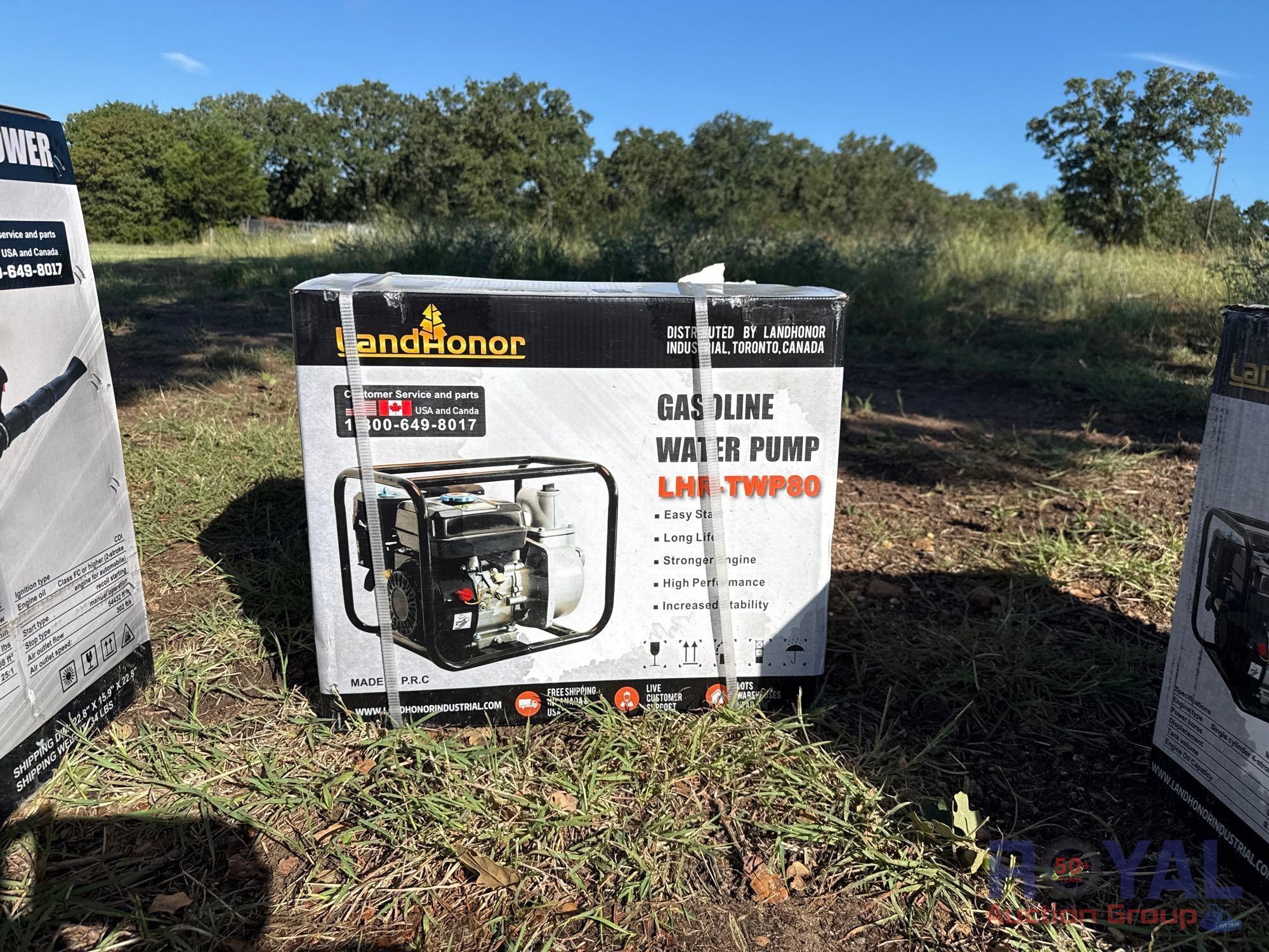 2025 LandHonor LHR-TWP80 3in Semi-Trash Water Pump (A52378)