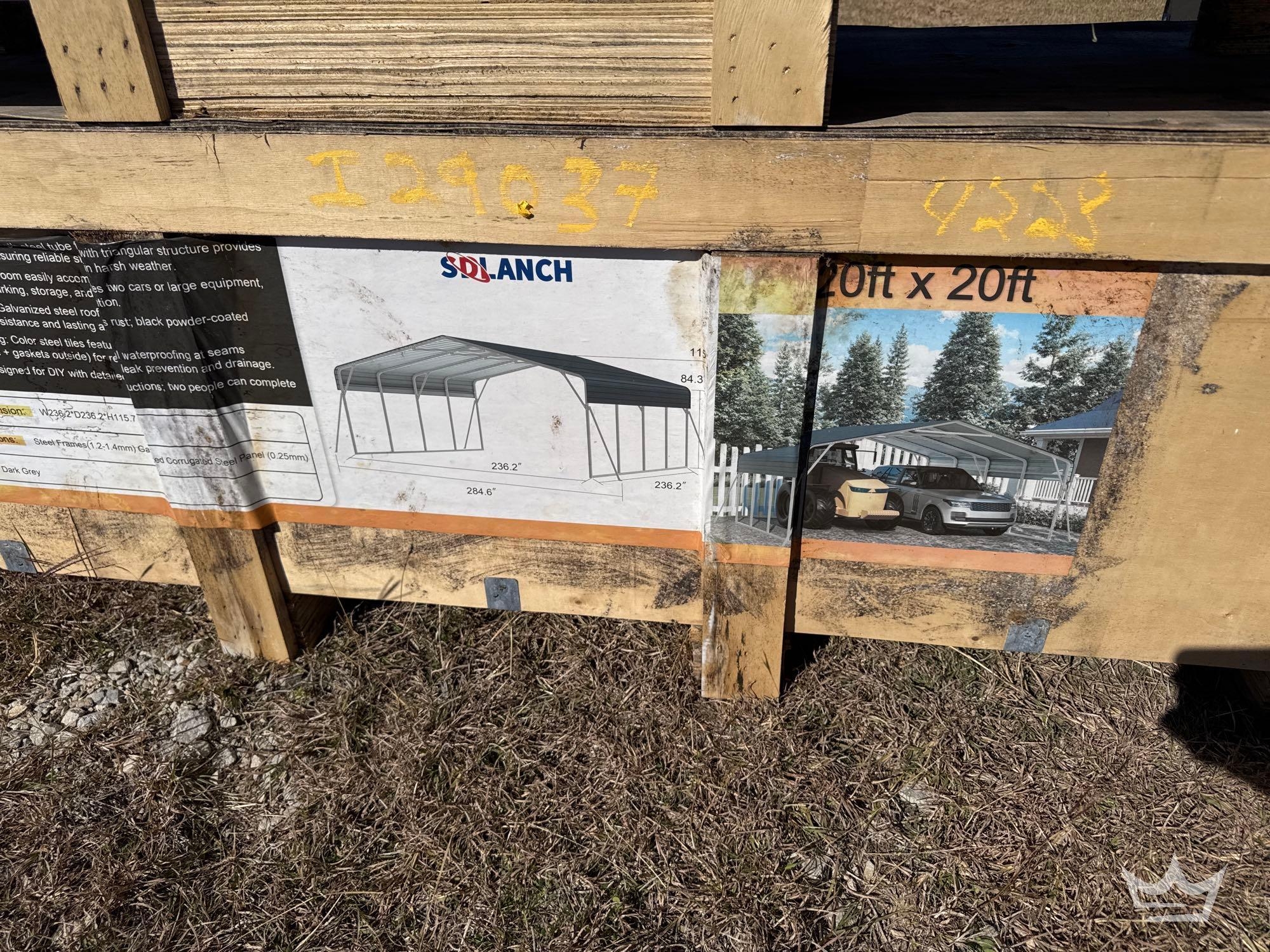 2025 SDLC2020 20ft X 20ft Carport (A55974)