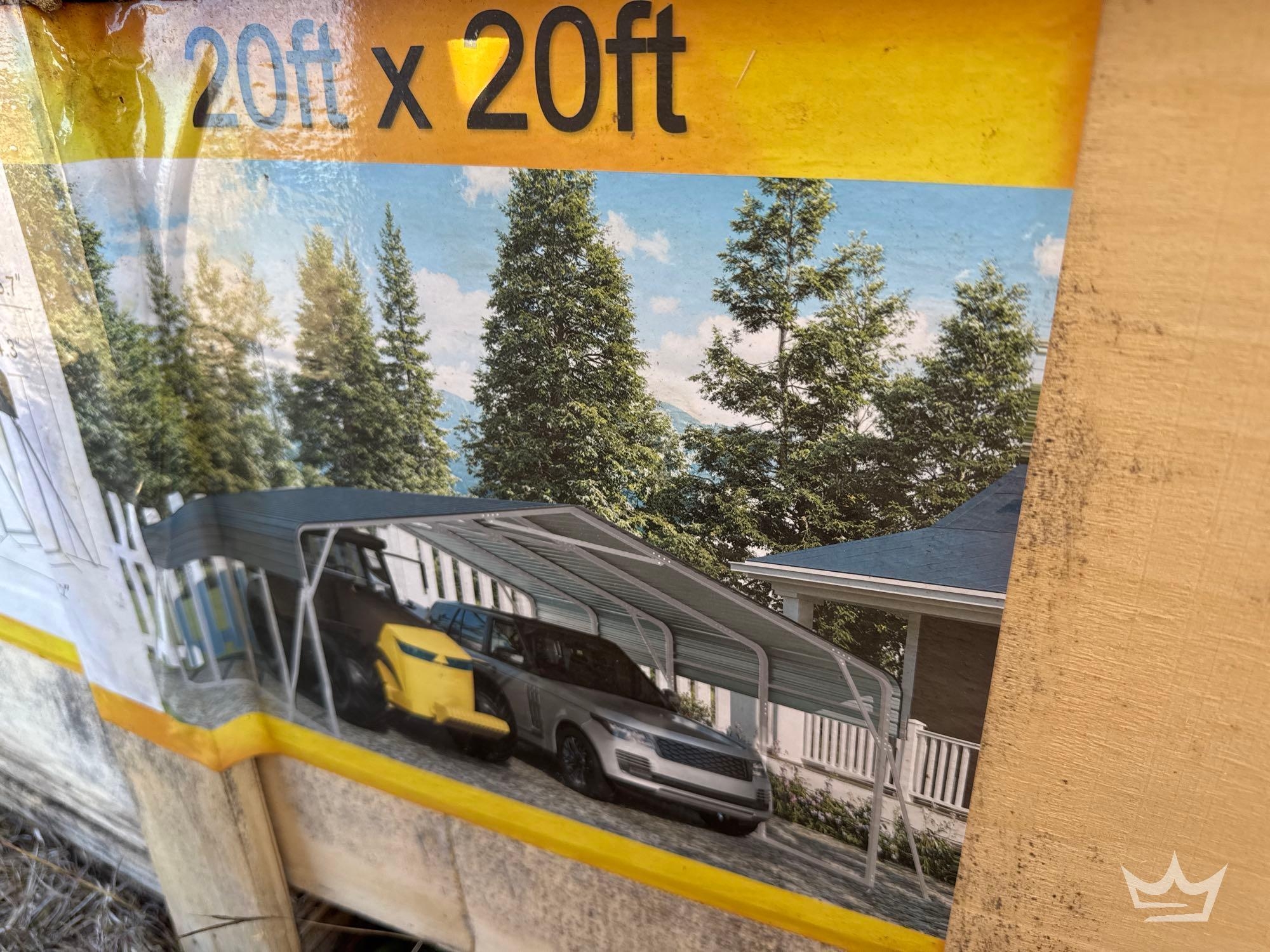 2025 SDLC2020 20ft X 20ft Carport (A55974)