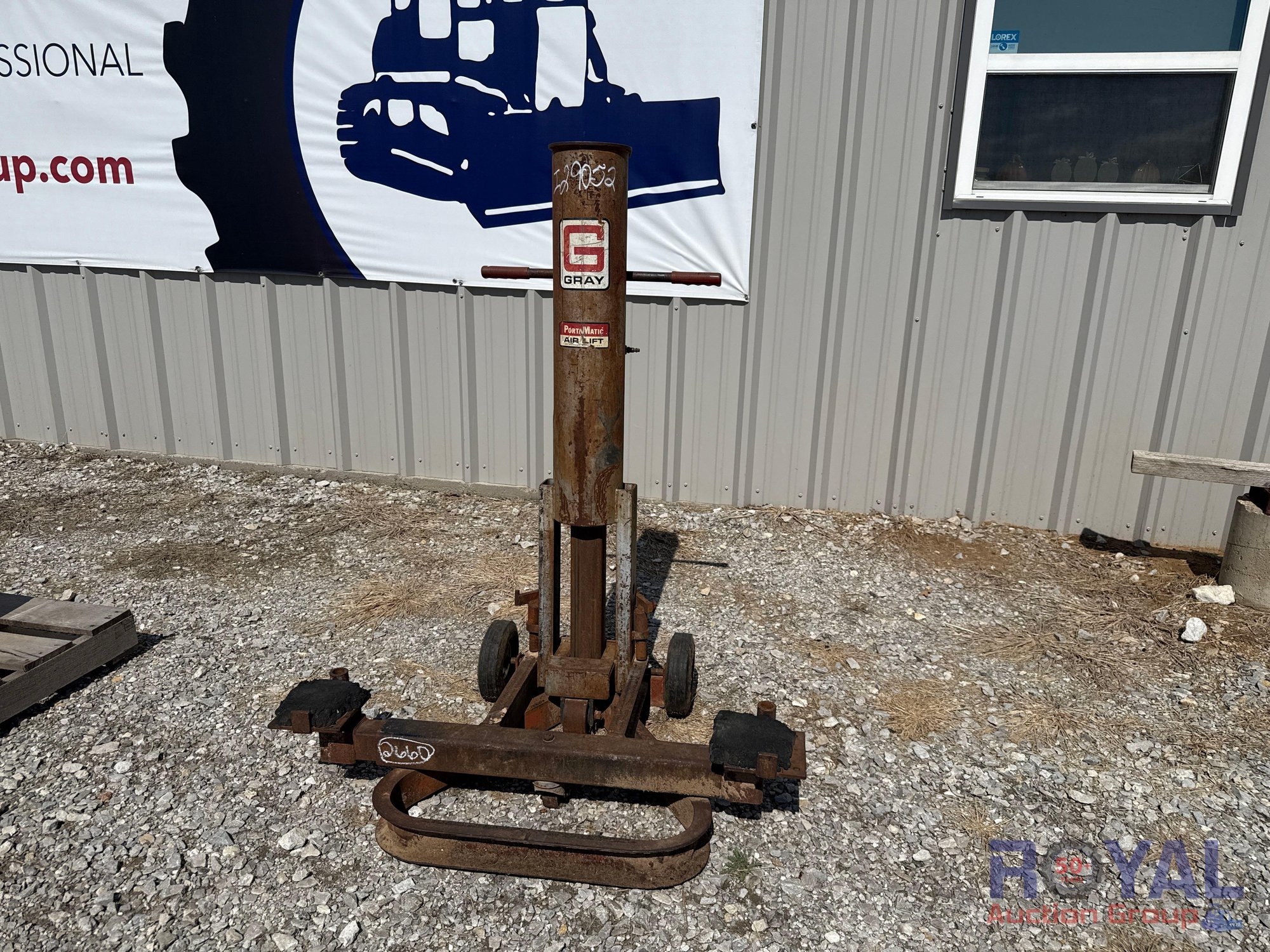 Gray PortaMatic Air Lift Hand Truck (A52378)