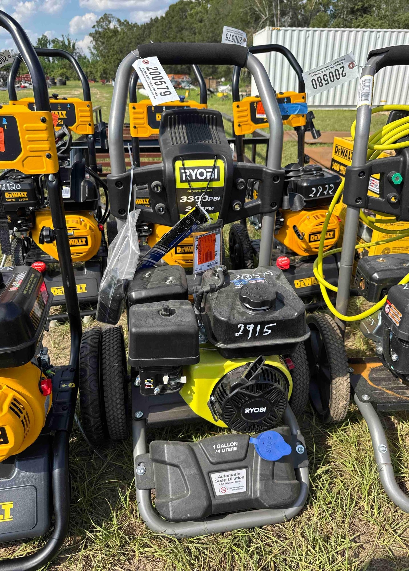 RYOBI 3300 PSI GAS PRESSURE WASHER (A51248)