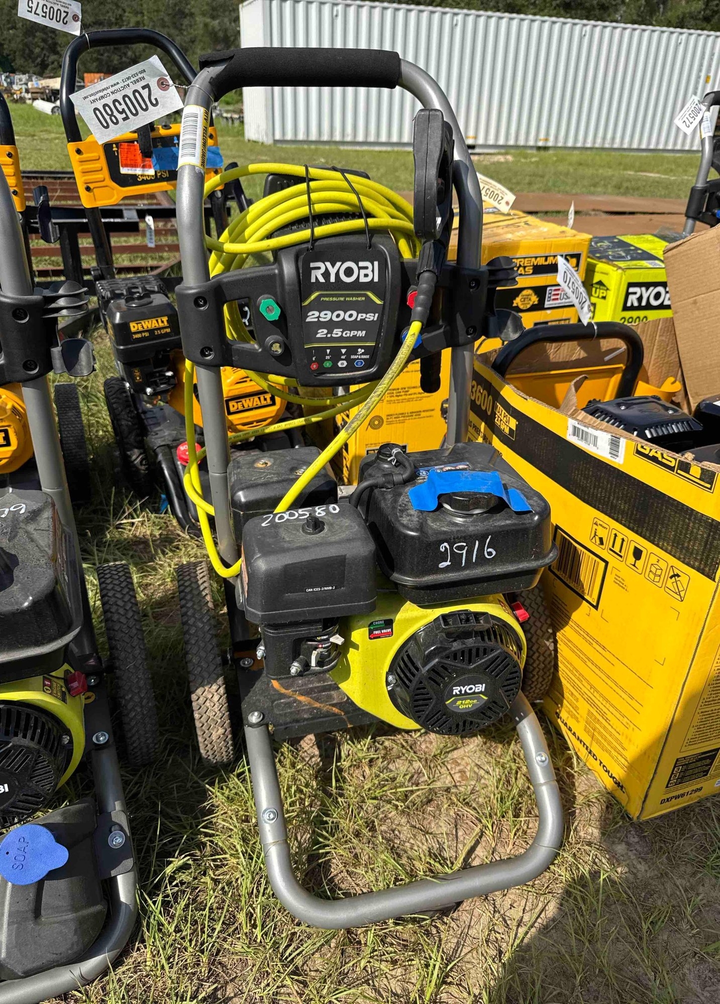 RYOBI 2900 PSI GAS PRESSURE WASHER (A51248)
