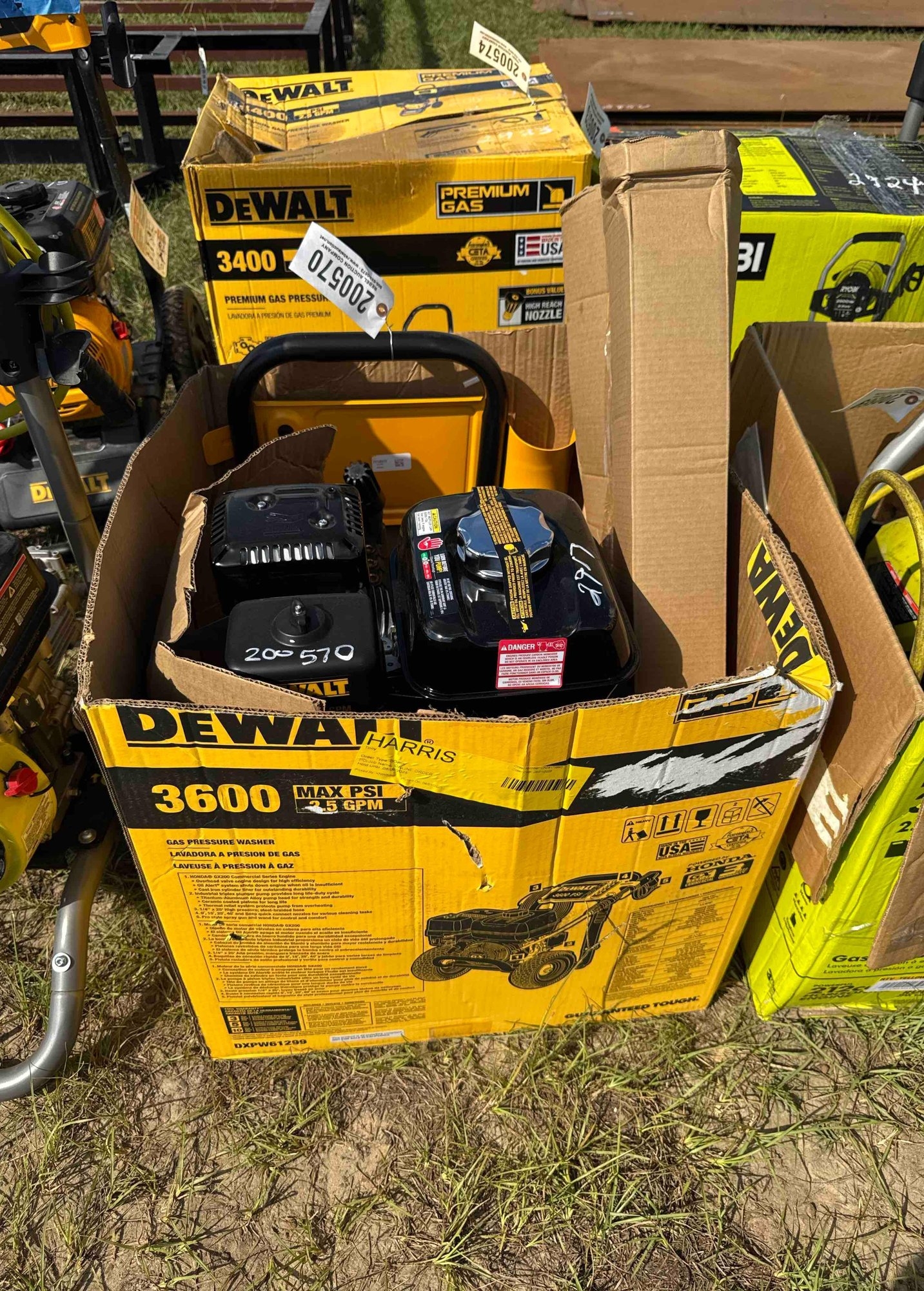 DEWALT 3600 PSI GAS PRESSURE WASHER (A51248)