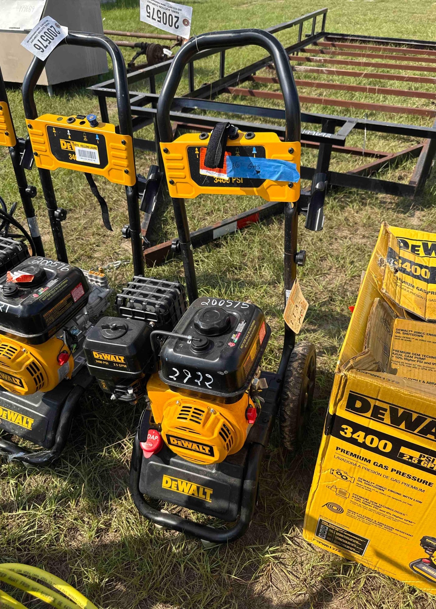 DEWALT 3400 PSI GAS PRESSURE WASHER (A51248)