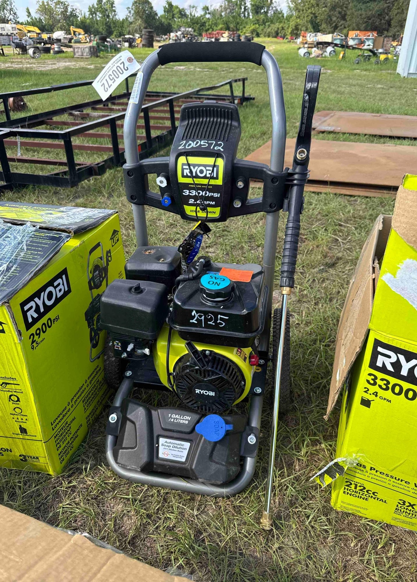 RYOBI 3300 PSI GAS PRESSURE WASHER (A51248)