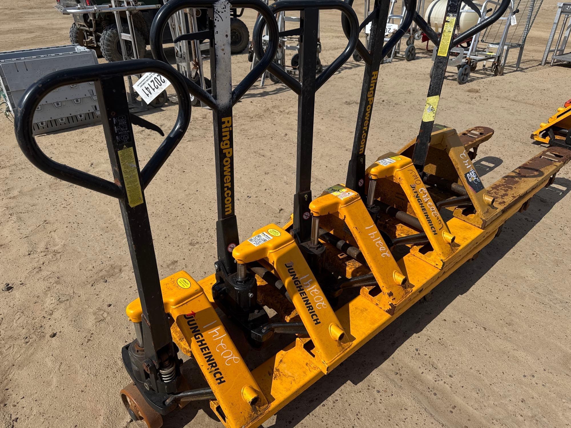 (3) CAT PALLET JACKS (A54756)