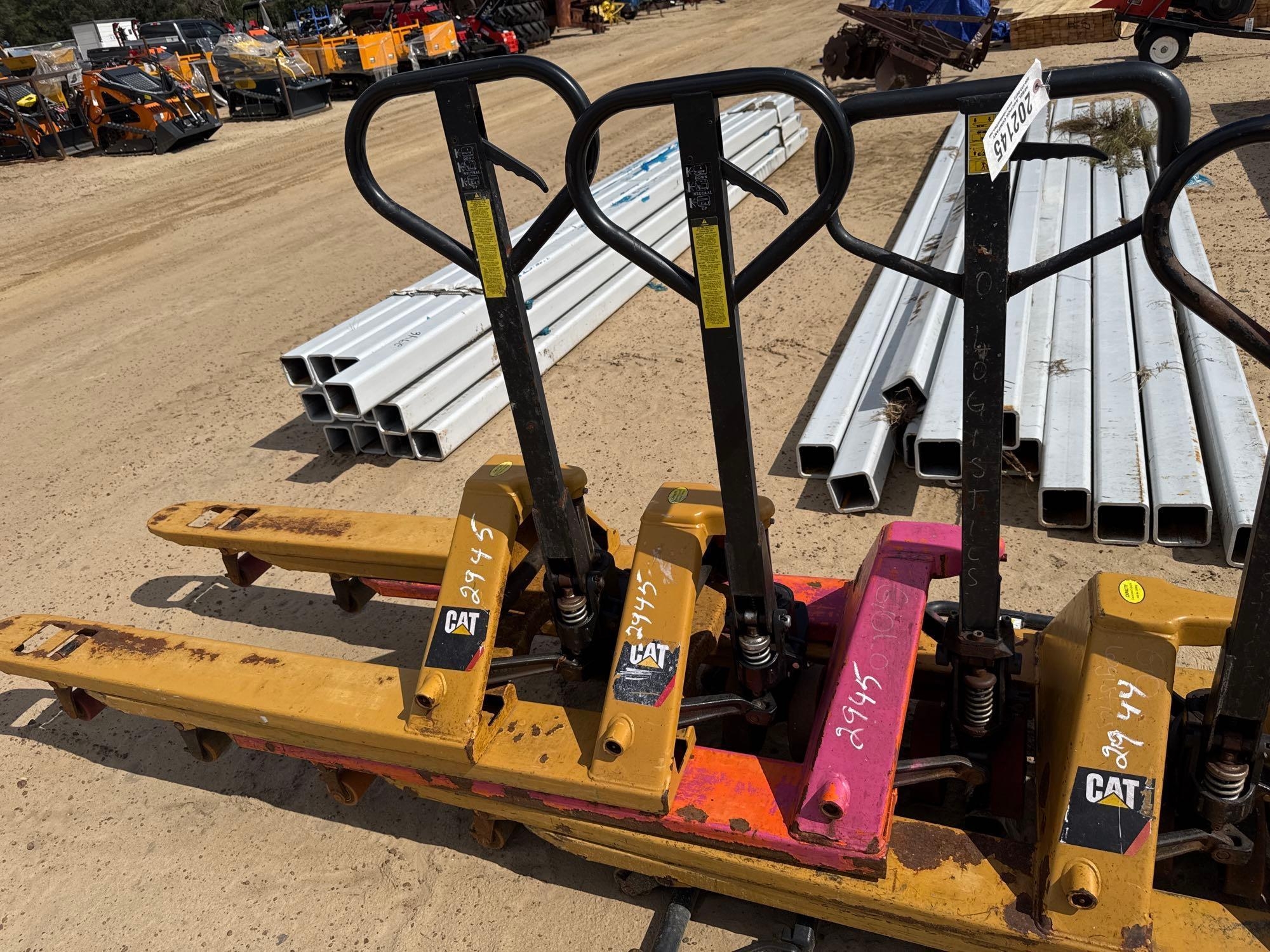 (3) CAT PALLET JACKS (A54756)