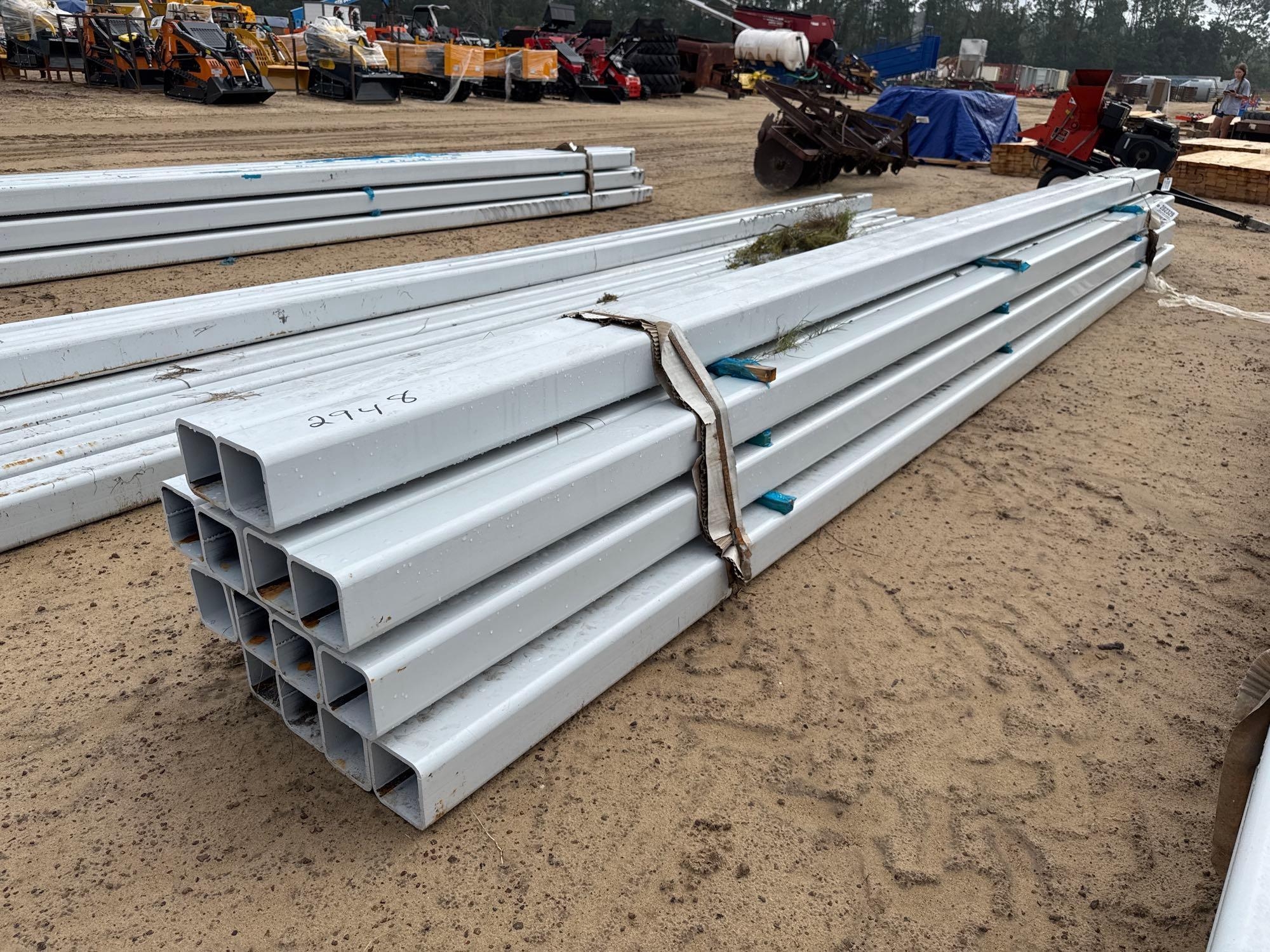 (APPROX. 14) 5" X 5" X 19.9' - 3/8" THICK TUBING (A54756)