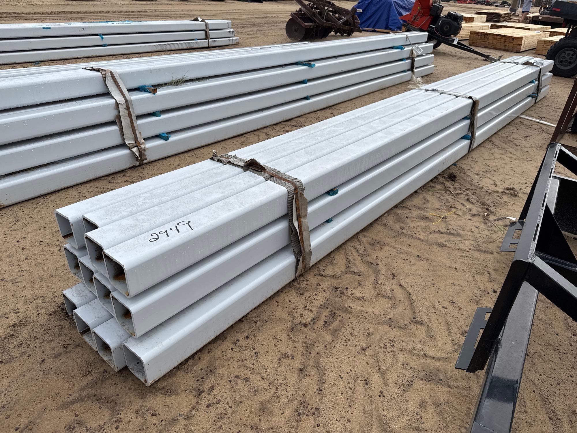 (APPROX. 12) 5" X 5" X 19.9' - 3/8" THICK TUBING (A54756)