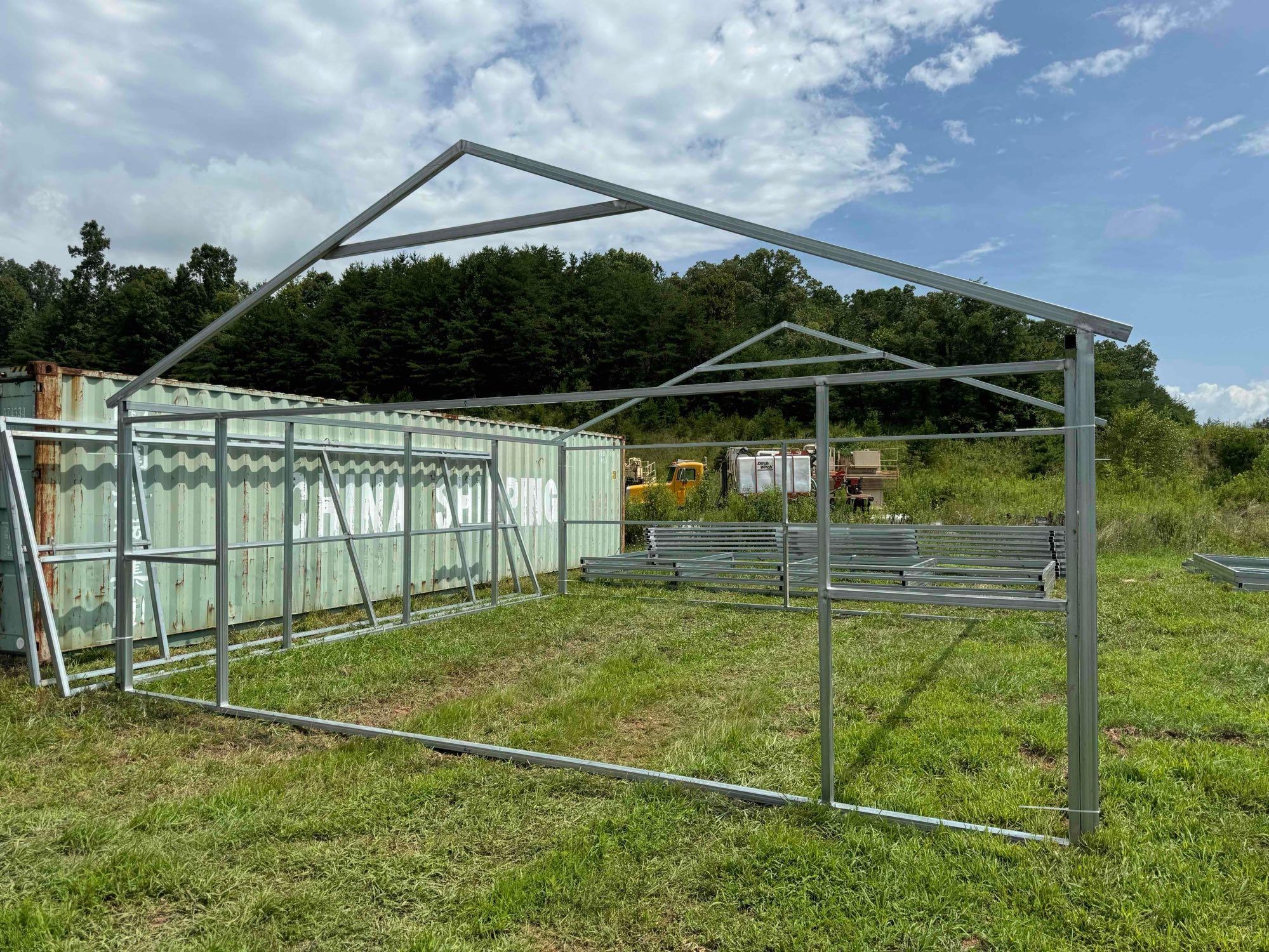 (1) HD 25ft x 24ft Full Garage Kit Metal Building Frame (A57453)