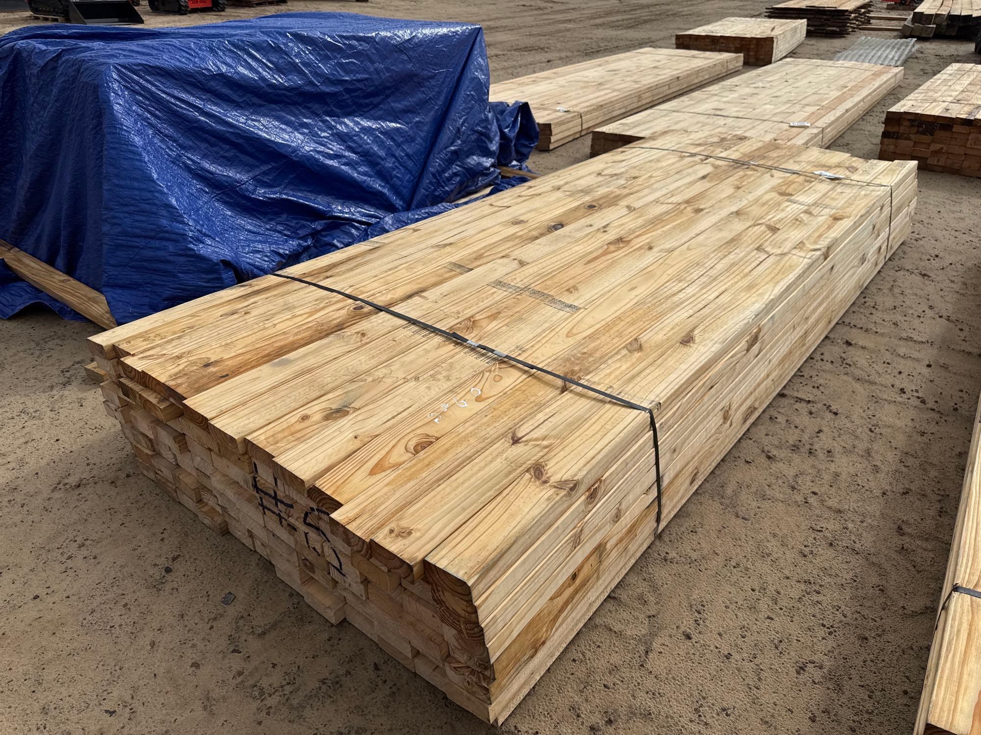 (APPROX 104) 2X4X10 PINE LUMBER (A54756)
