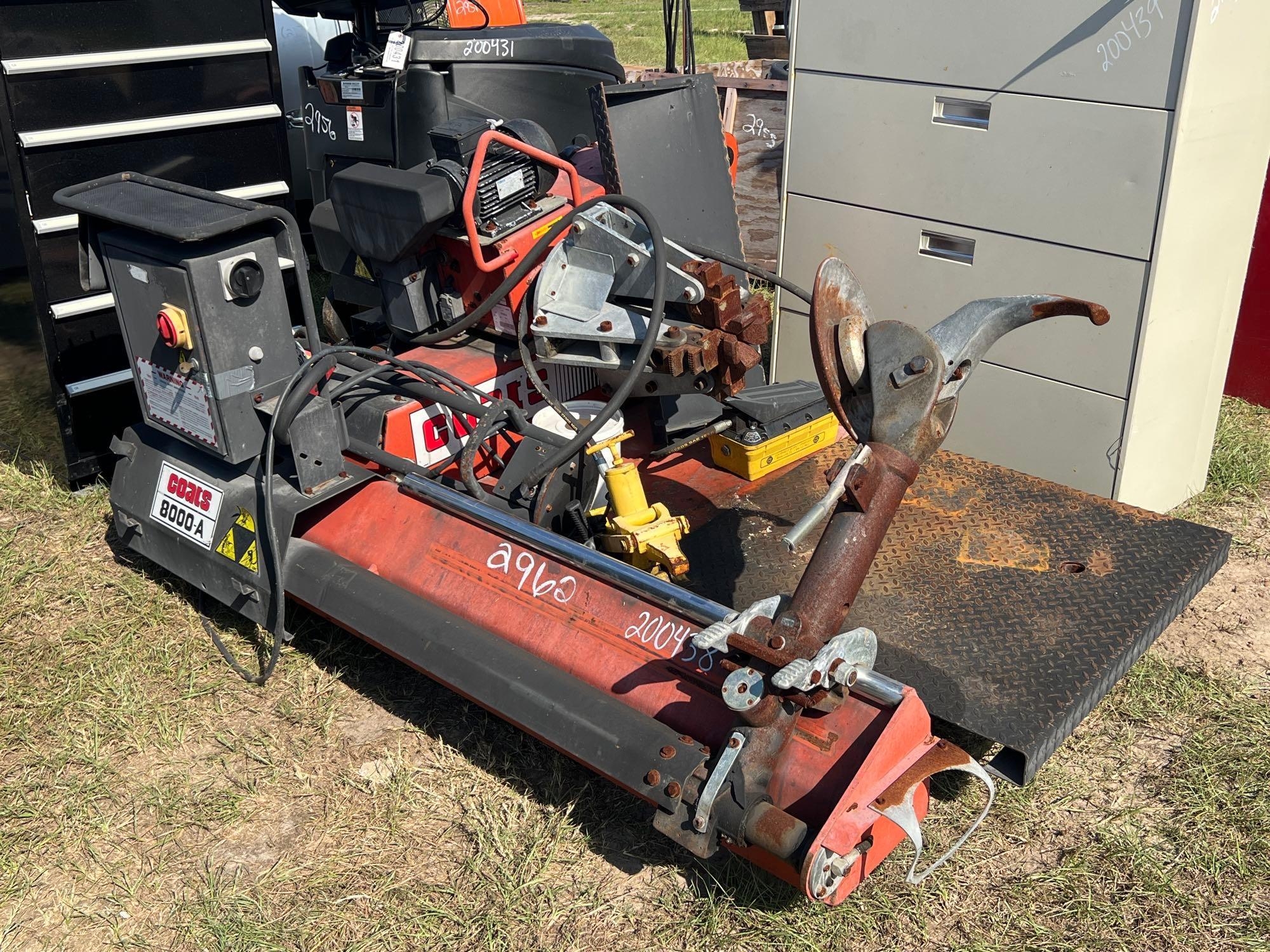 COATS 8000 A HEAVY DUTY HYD TIRE CHANGING MACHINE (A51248)