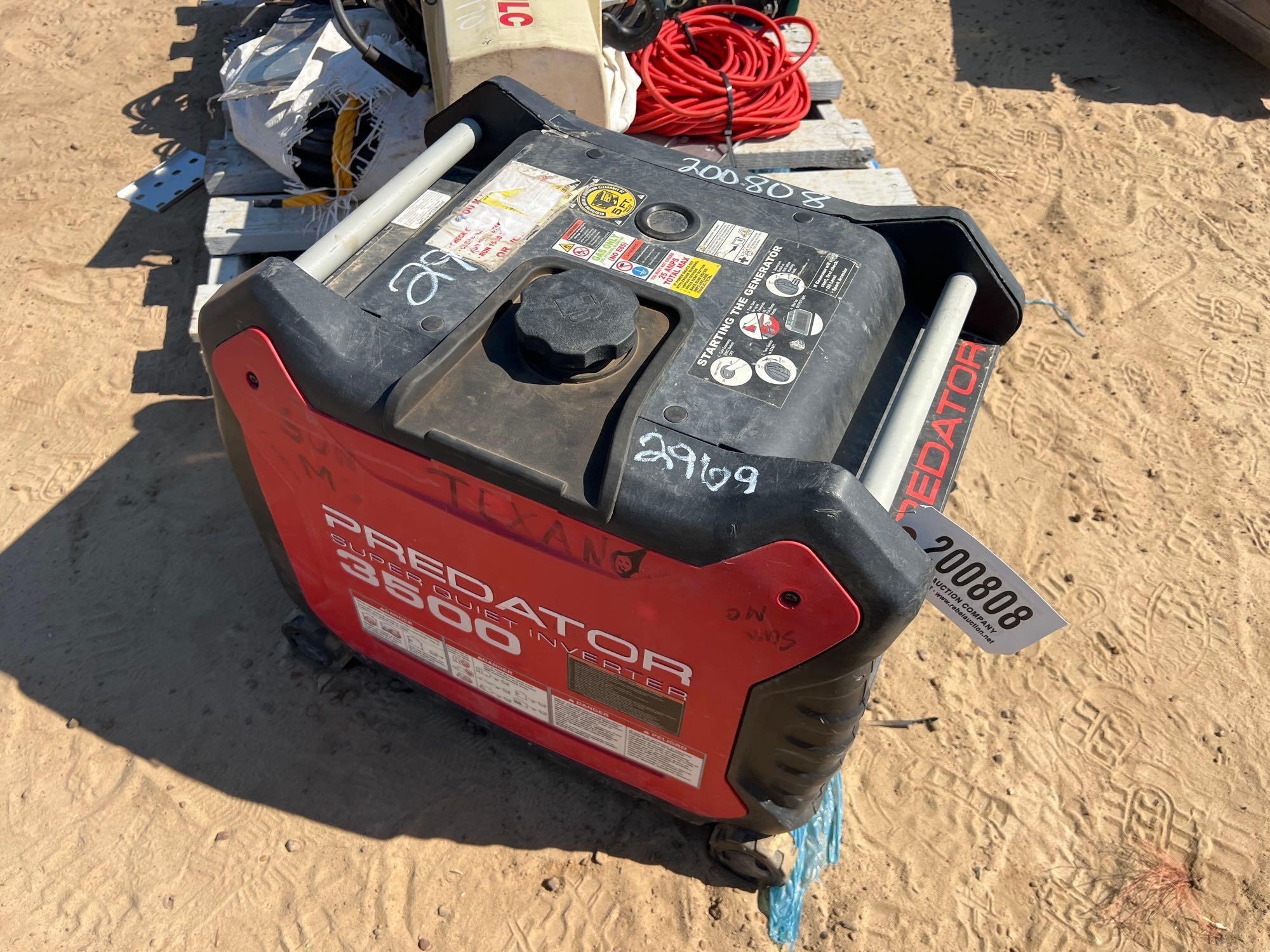 PREDATOR 3500 SUPER QUIET INTERTER GAS GENERATOR (A51248)