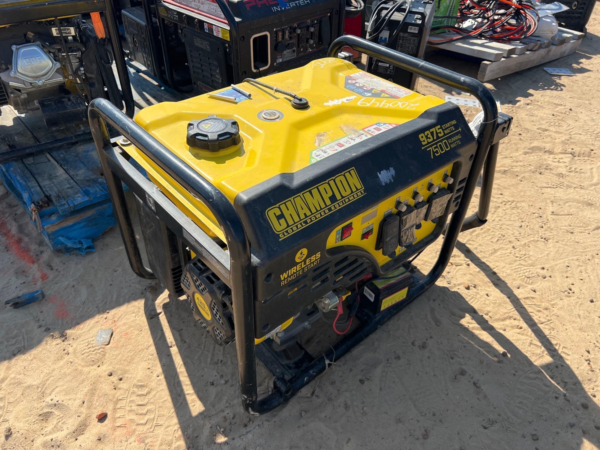 CHAMPION 7500 WATT GAS GENERATOR (A51248)