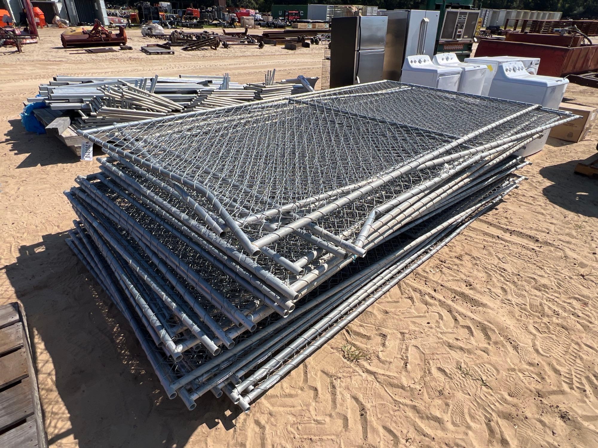 (32) 6' X 12' HEAVY CHAIN LINK SITE PANELS (A51248)
