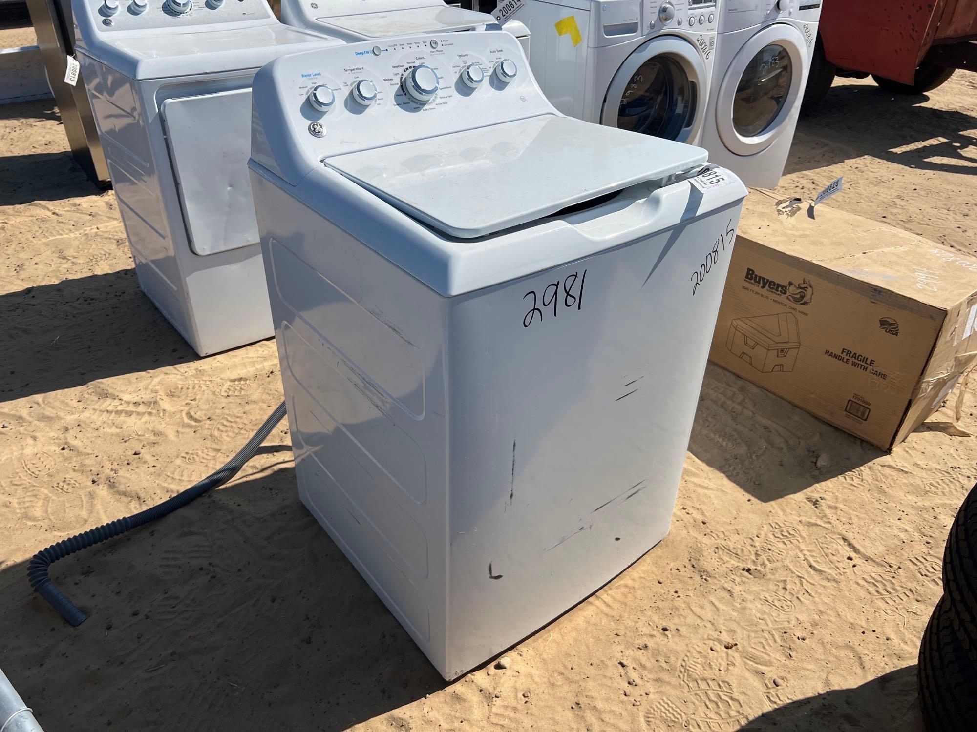 GENERAL ELECTRIC DEEP FILL ELECTRIC WASHER (A51248)