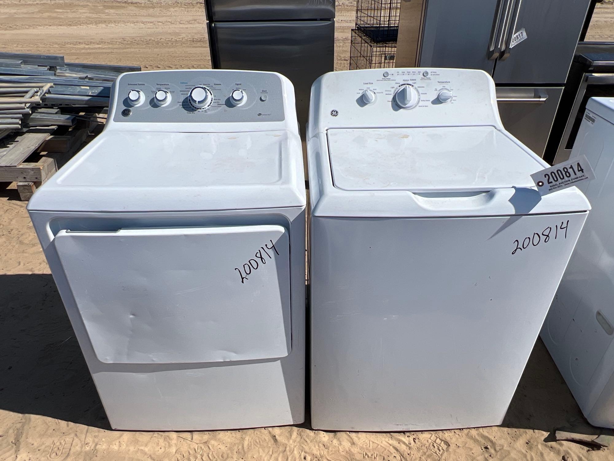 GENERAL ELECTRIC HOE WASHER & DRYER (A51248)