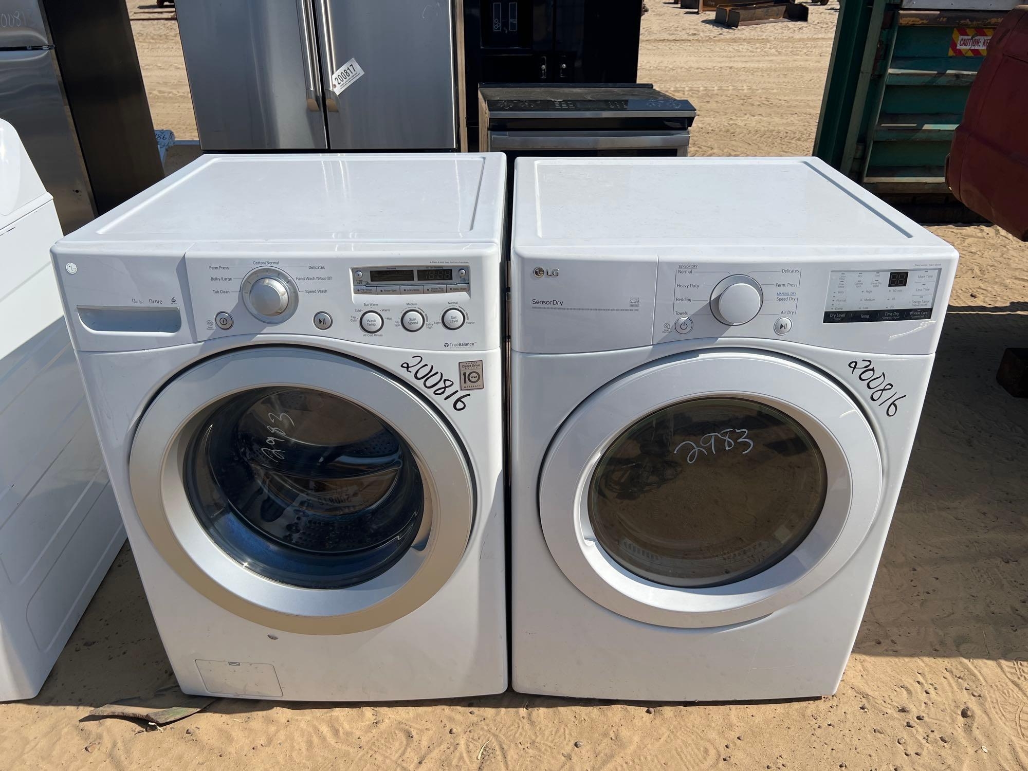 LG TRUE BALANCE WASHER & DRYER (A51248)