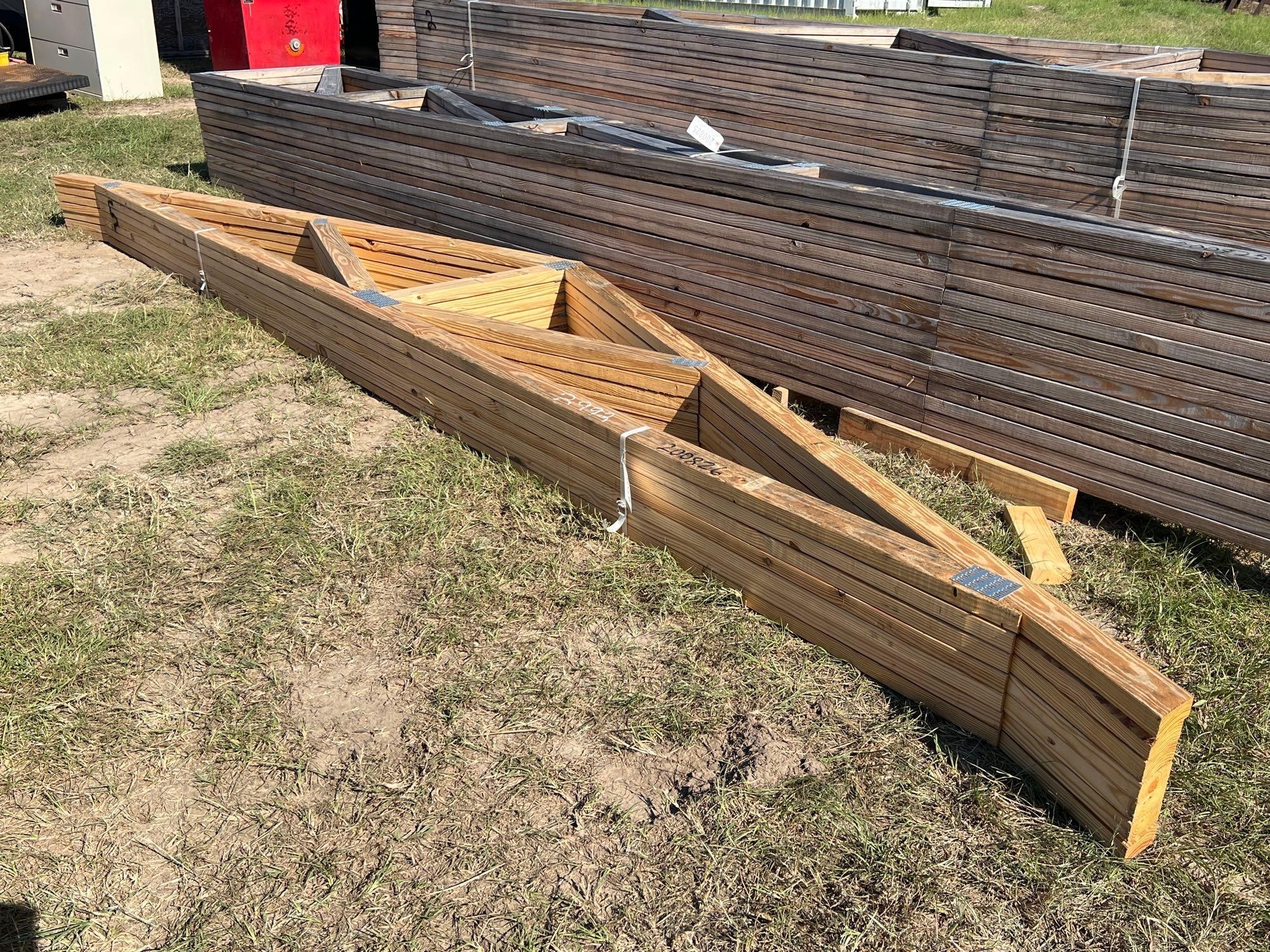 APPROX. (7) NEW 16' SPAN 4/12 TRUSSES (A51248)