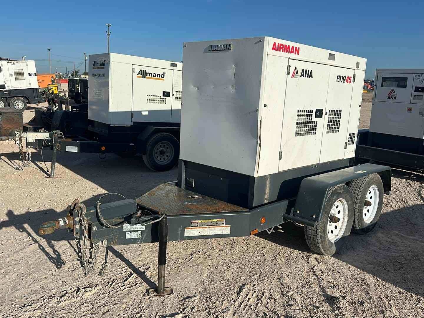 2022 ALLIANCE NORTH AMERICA, INC AIRMAN SDG45 GENERATOR (A52472)