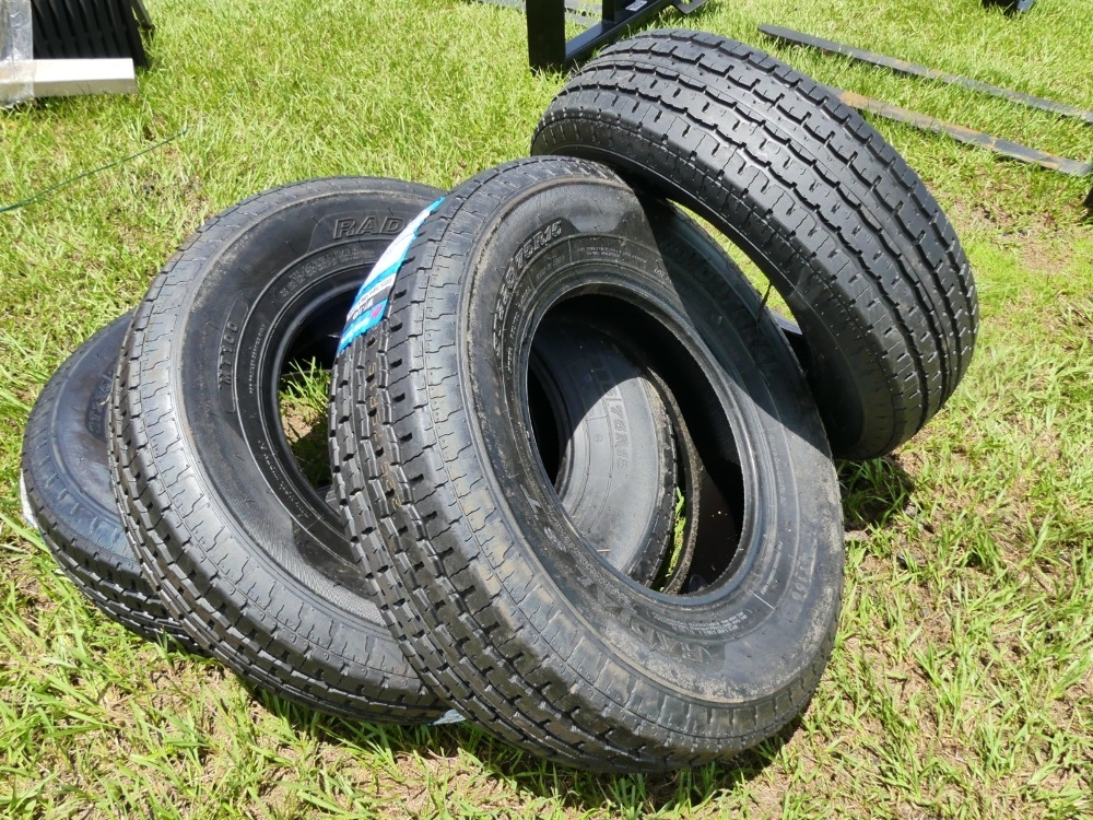 (4) Radial ST 225/75 R15 Tires (A50121)