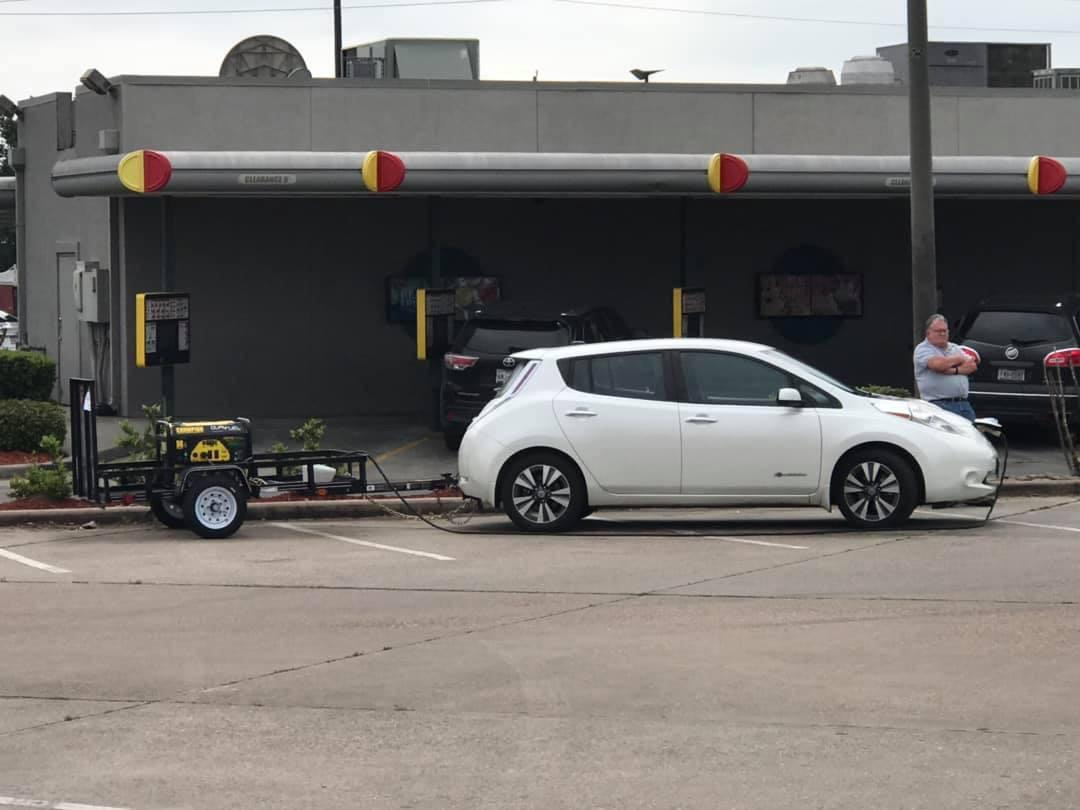 Electric vehicles during a disaster
