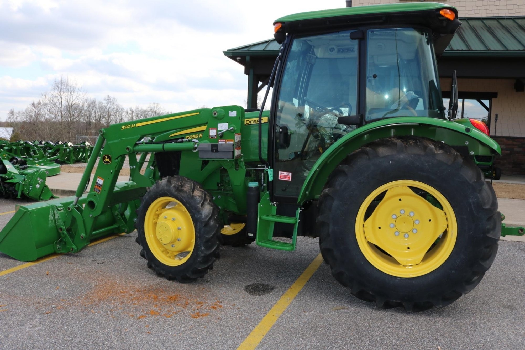 John Deere 5055E Tractor with 520M Loader, Low Hours, Limited Warranty Until 2027 (A46877)