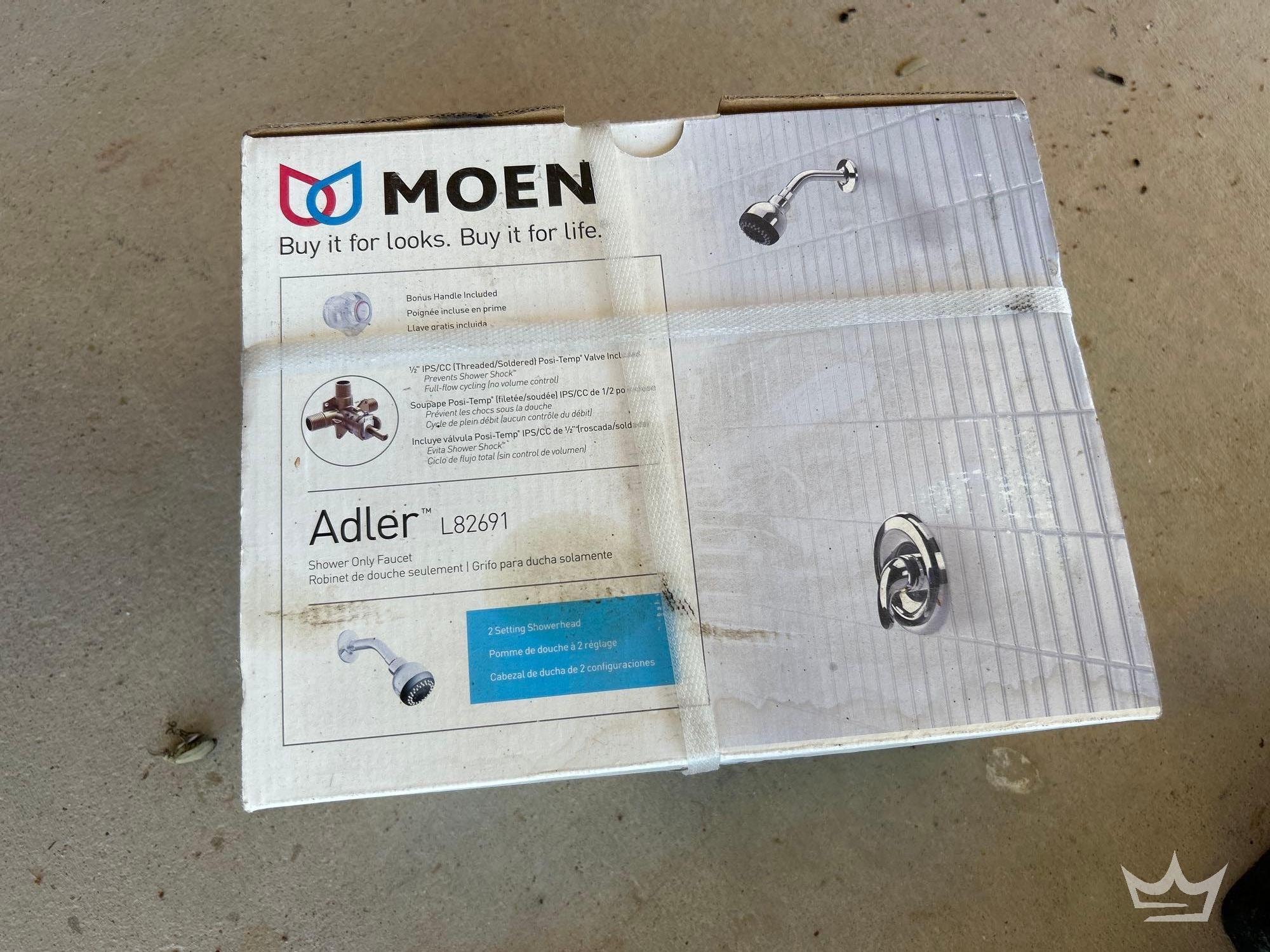Moen Adler Chrome Shower Set (A55974)