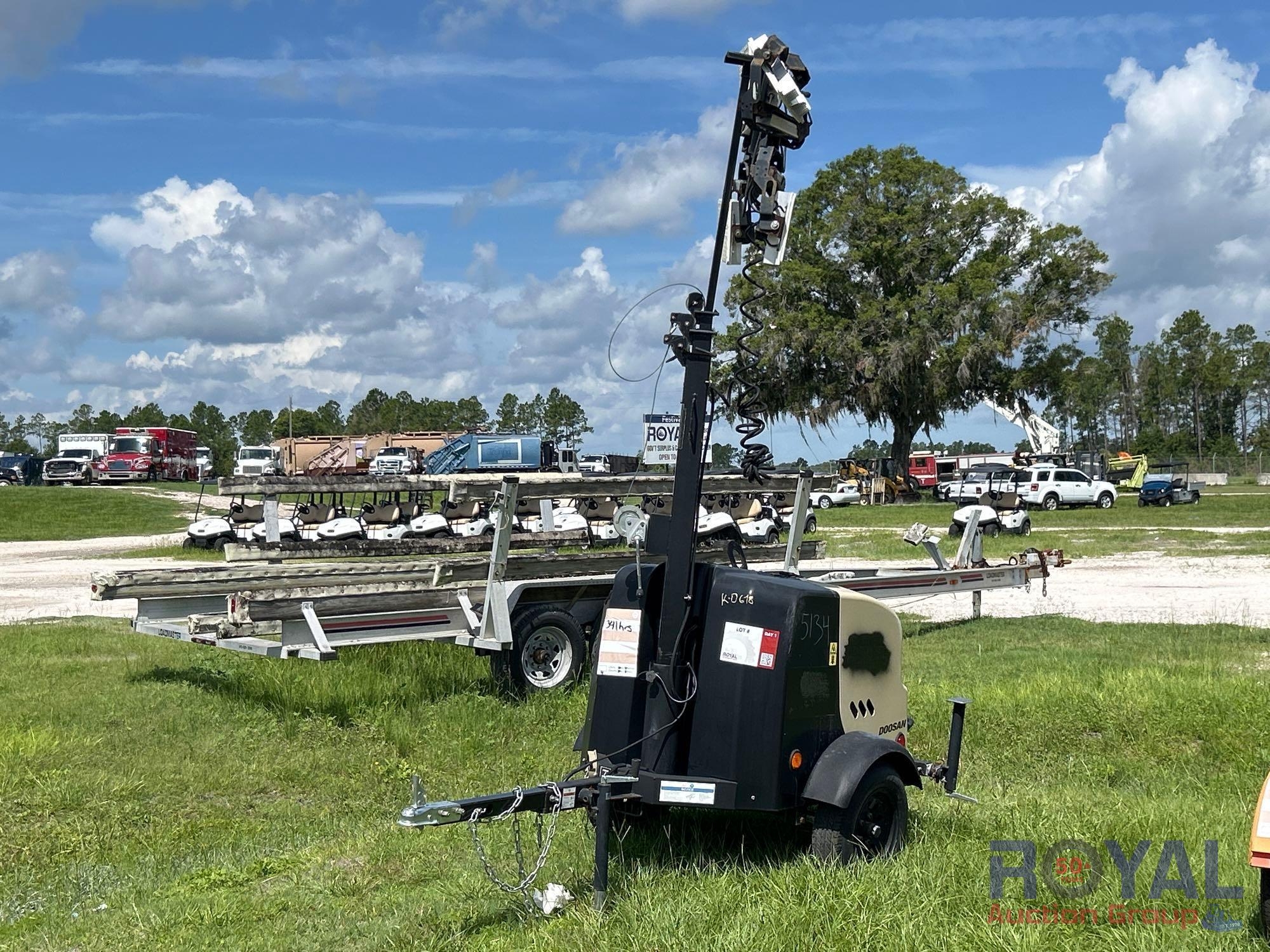 2019 Doosan LCV6 Towable Light Tower (A51691)