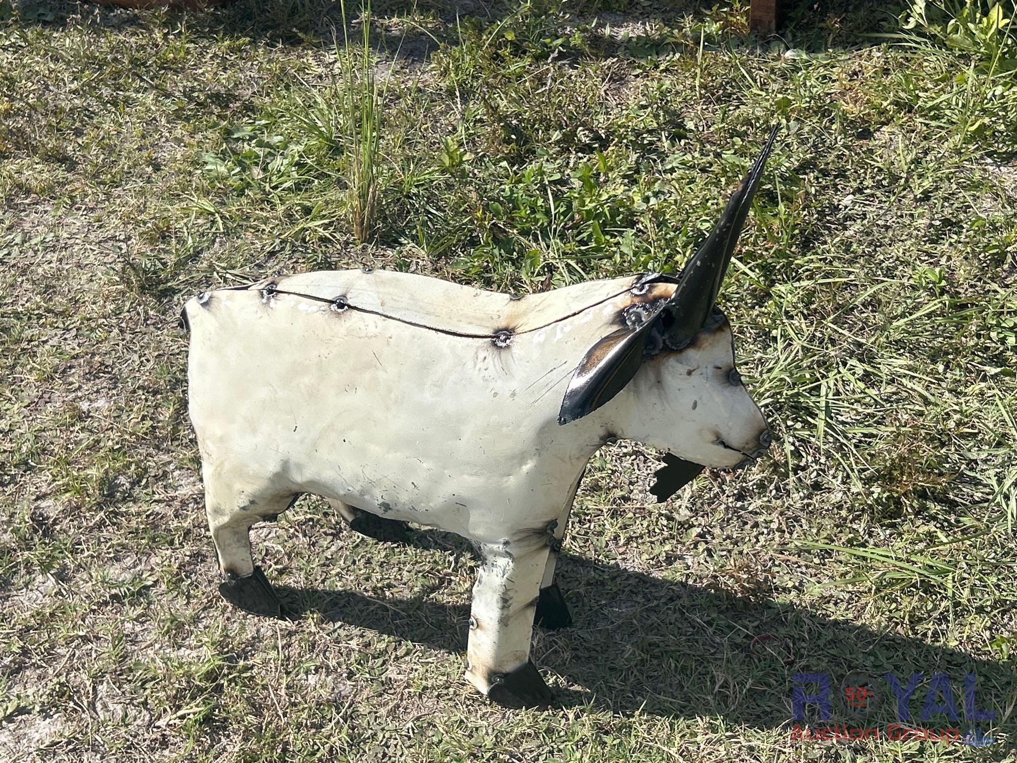 Mini Metal Goat Statue (A55853)