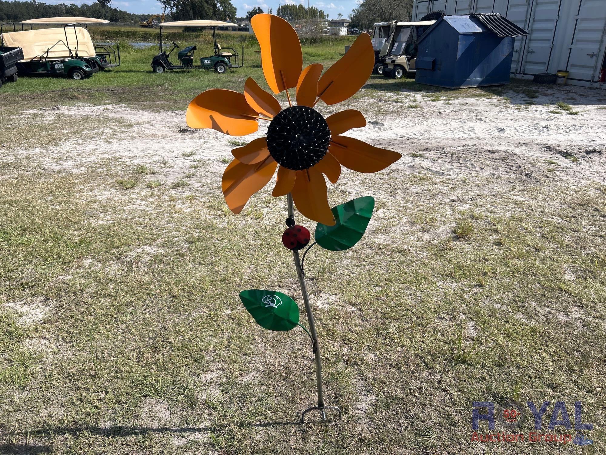 Metal Sunflower Lawn Art (A55853)