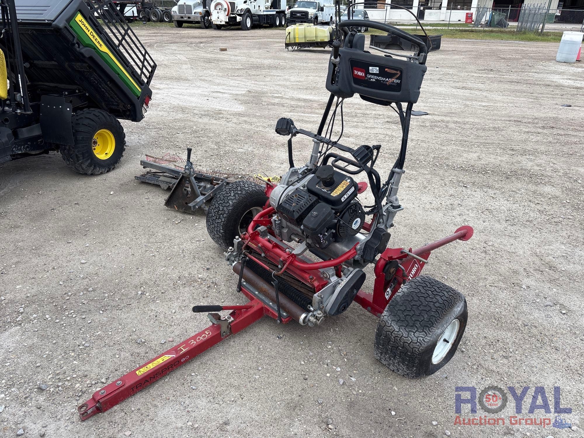 2014 Toro Greensmaster Flex 2100 Towable Walk-Behind Reel Mower (A55787)