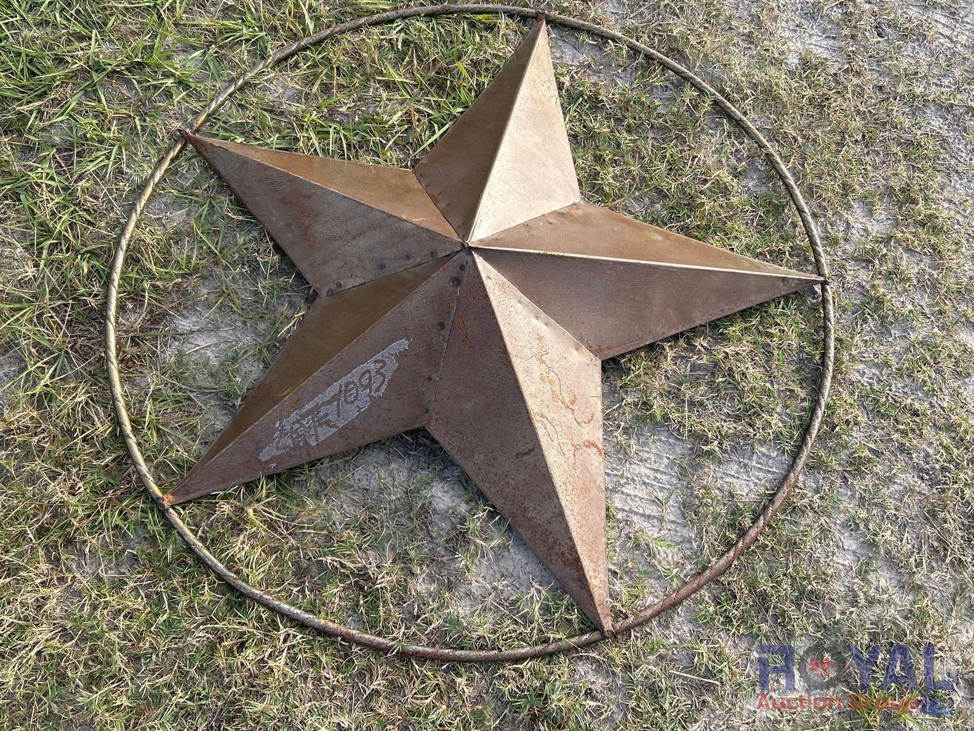 3ft 5-Point Metal Star (A55853)