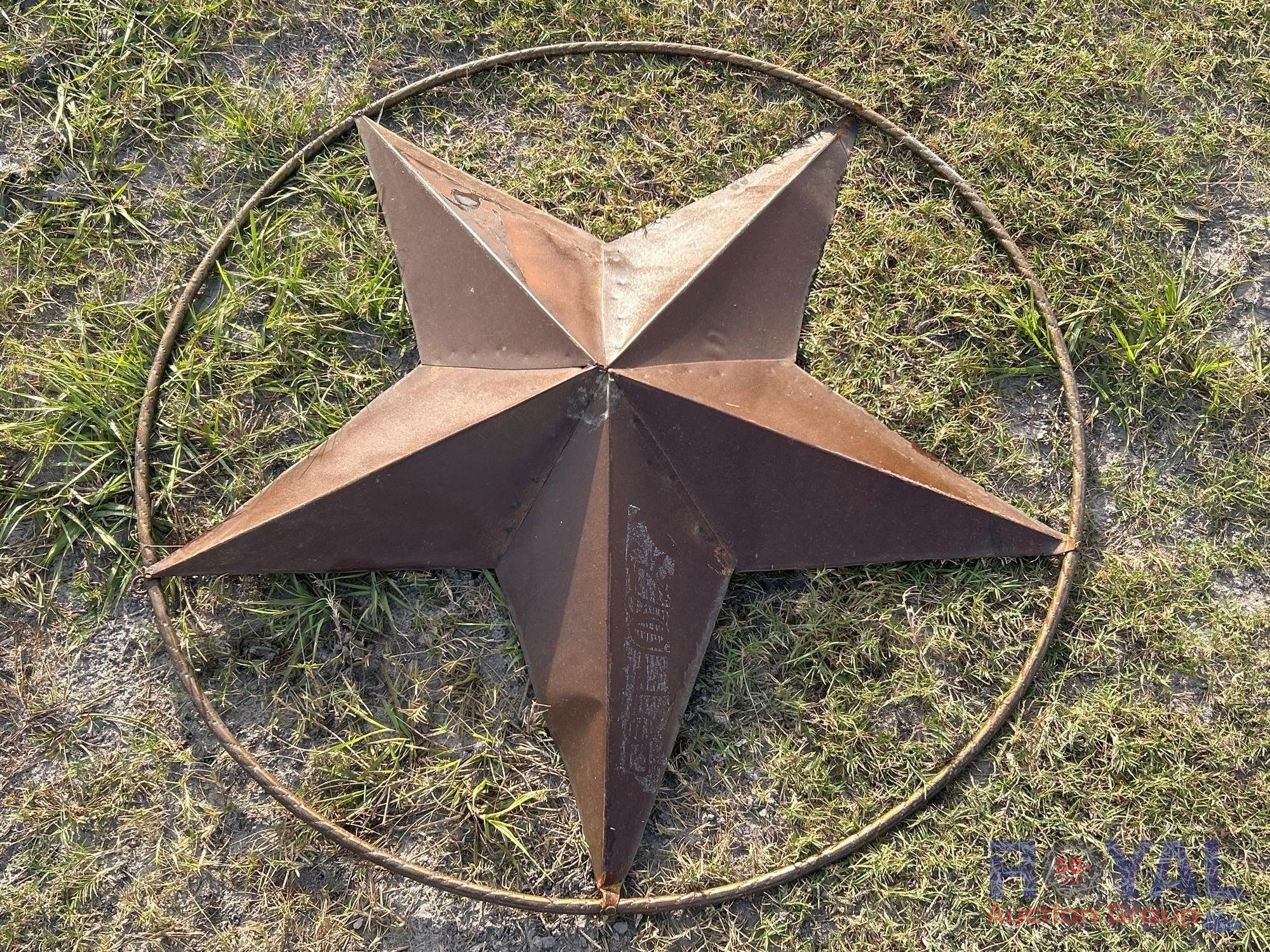 3ft 5-Point Metal Star (A55853)