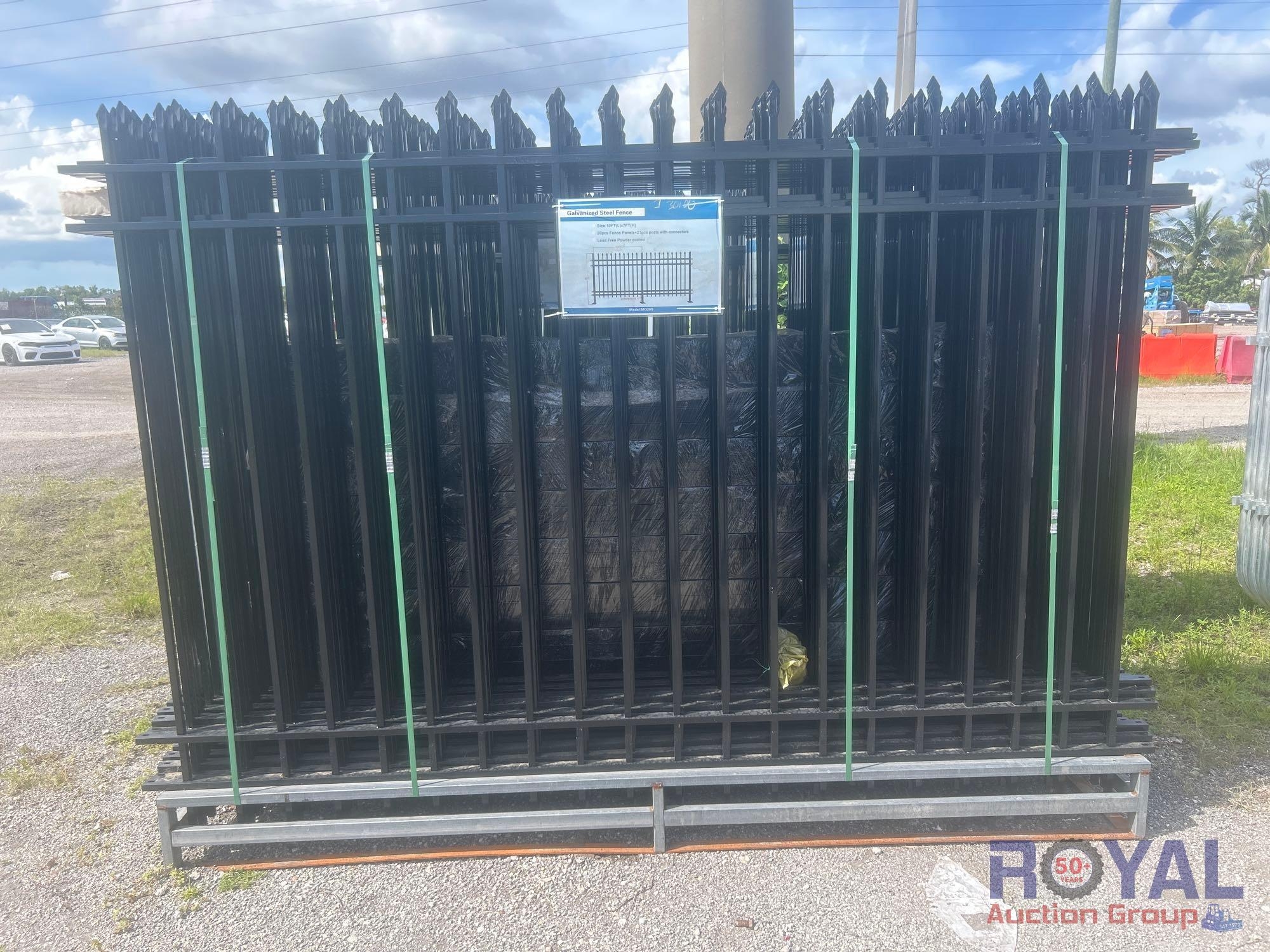 Galvanized steel Fence (A53424)