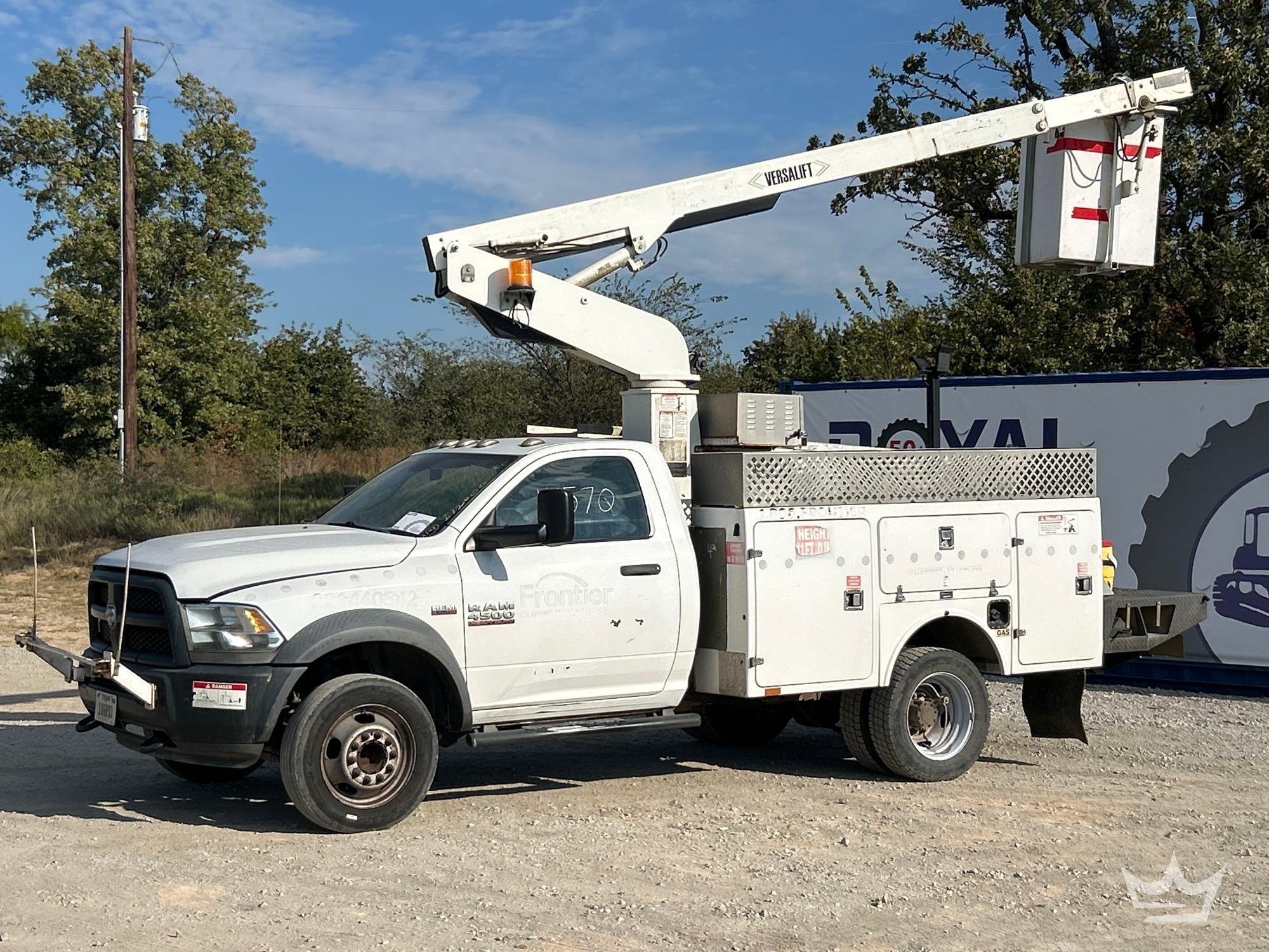 2014 Dodge Ram 4500 Versalift Bucket Truck (A55973)
