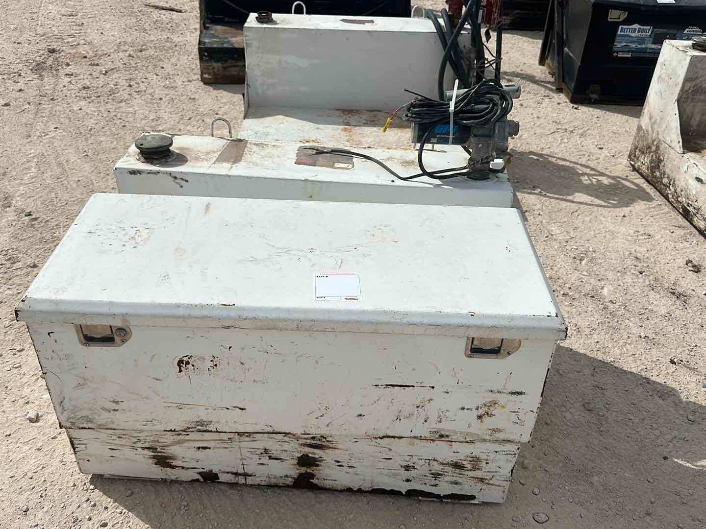 100 GAL FUEL TANK W/PUMP TOOLBOX COMBO (A53843)