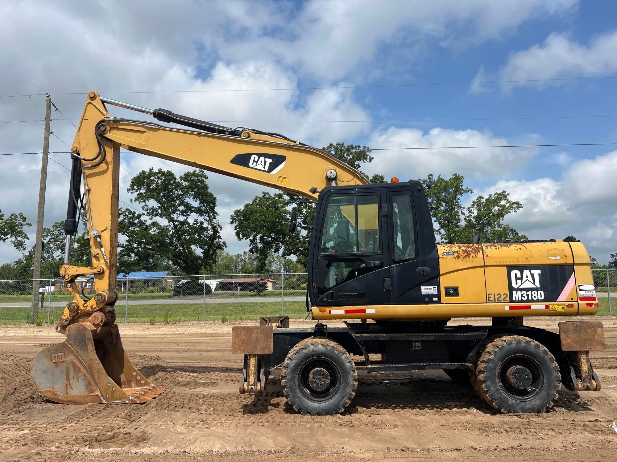 2011 CATERPILLAR M318D MOBILE EXCAVATOR (A51242)