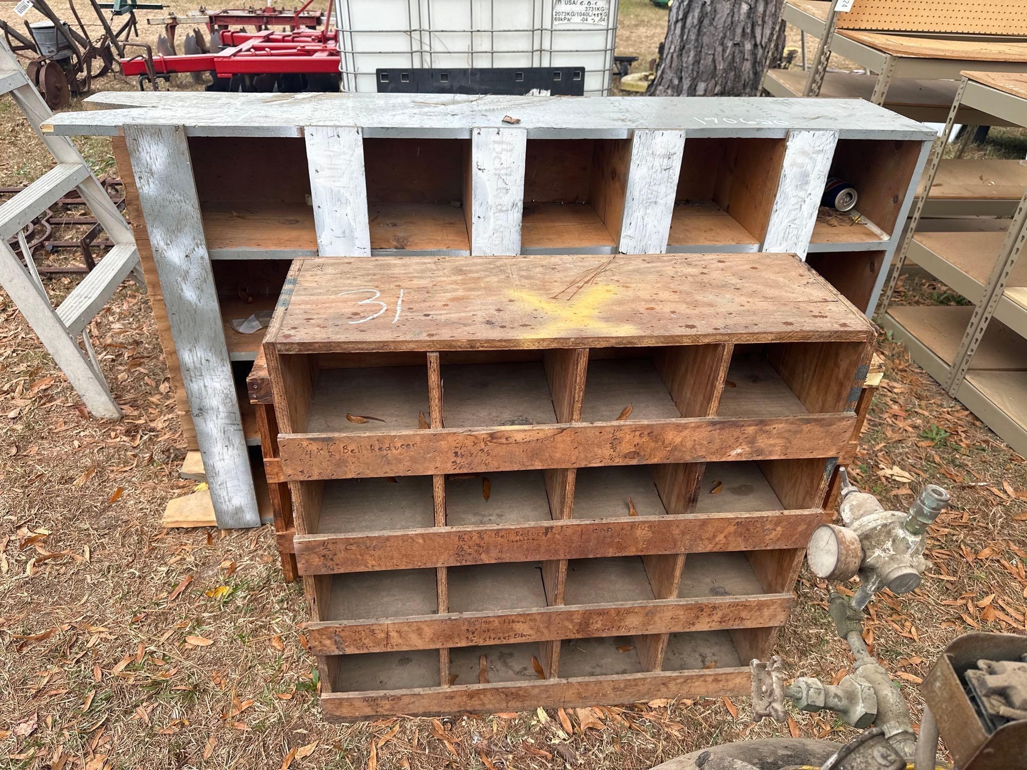LOT OF PIGEON HOLE CABINETS (A52708)