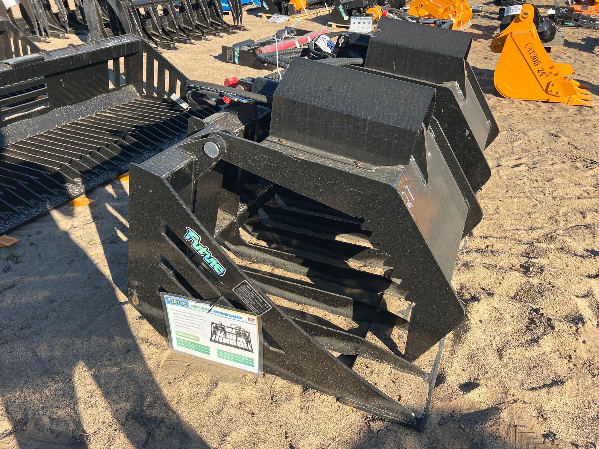 UNUSED FUTURE X-HWG72 72" HYD HOLLOW WOOD GRABBER (A57193)