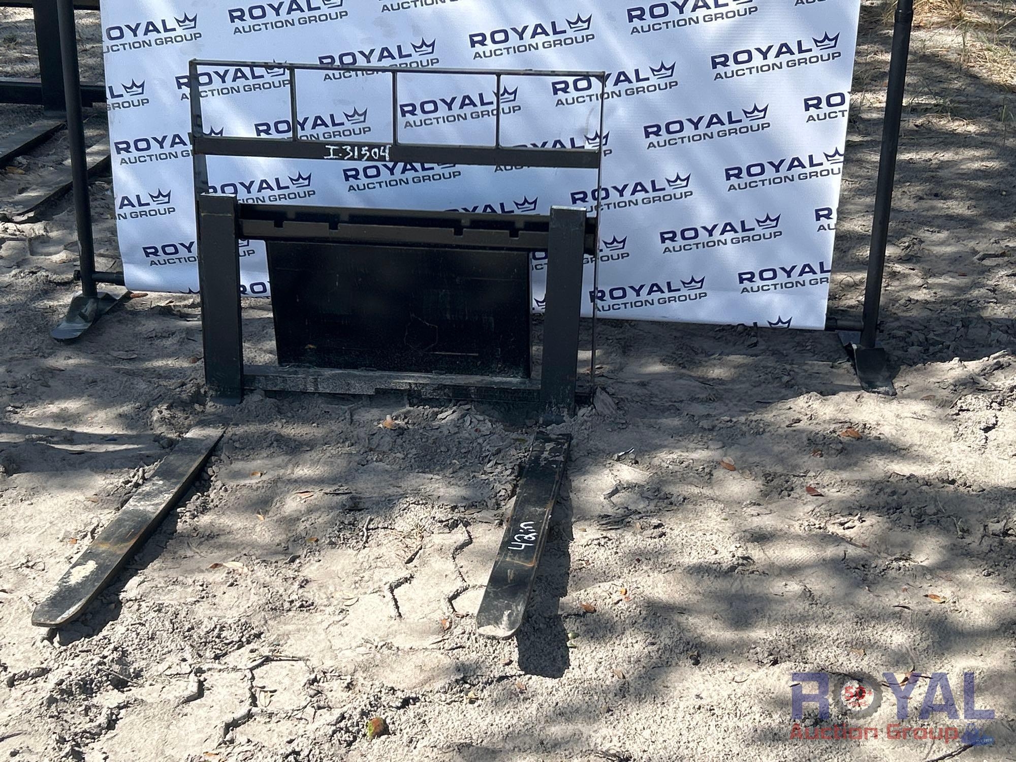 2025 Kivel 42in Forks and Frame Mini Skid Steer Attachment (A55851)