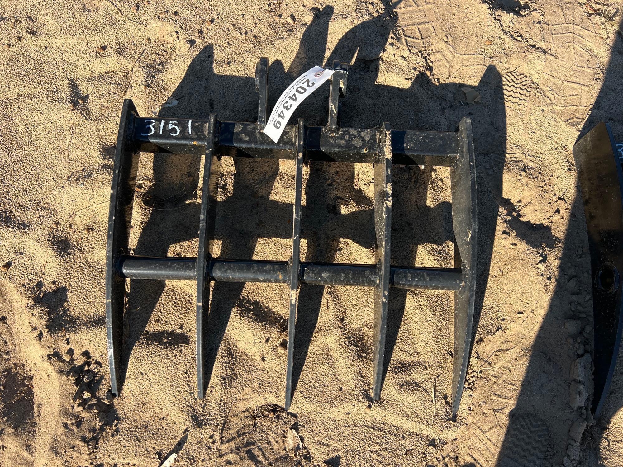 UNUSED FUTURE MINI EXCAVATOR RAKE (A57193)