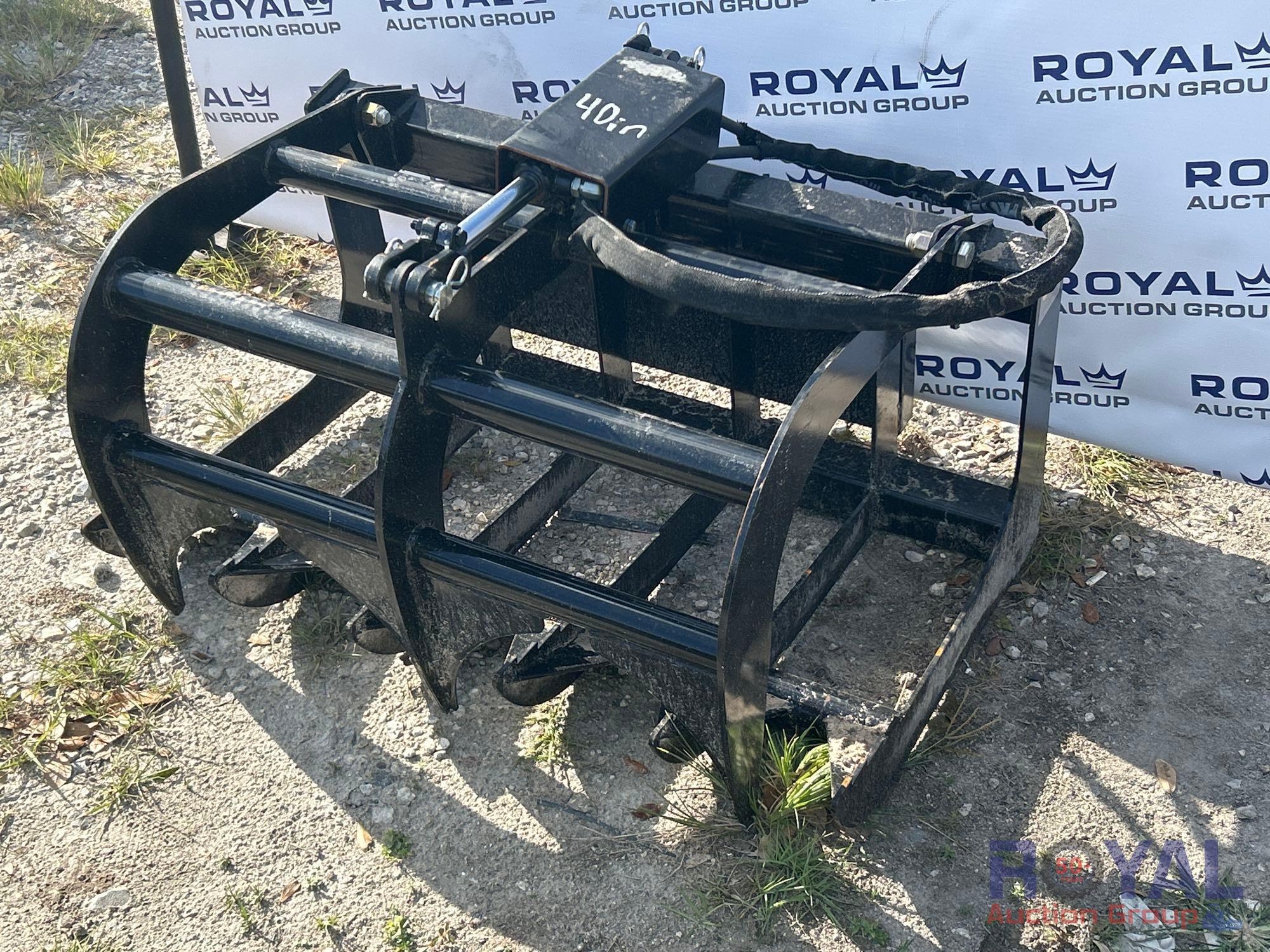 2025 JMR 40in Brush Grapple Skid Steer Attachment (A55851)